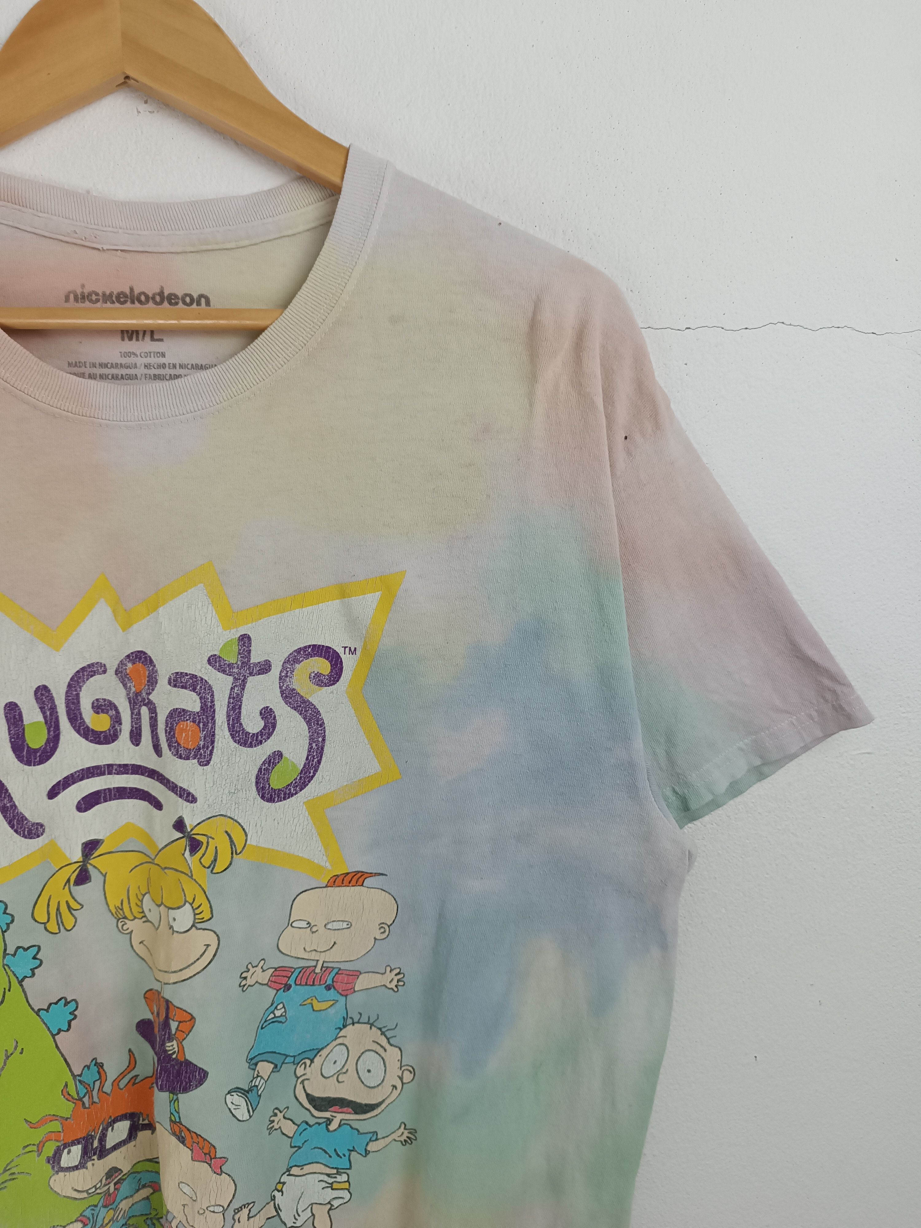 Nickelodeon THRASHED FADED RUGRATS NICKELODEON TIE DYE TEE Size US L / EU 52-54 / 3 - 11 Thumbnail