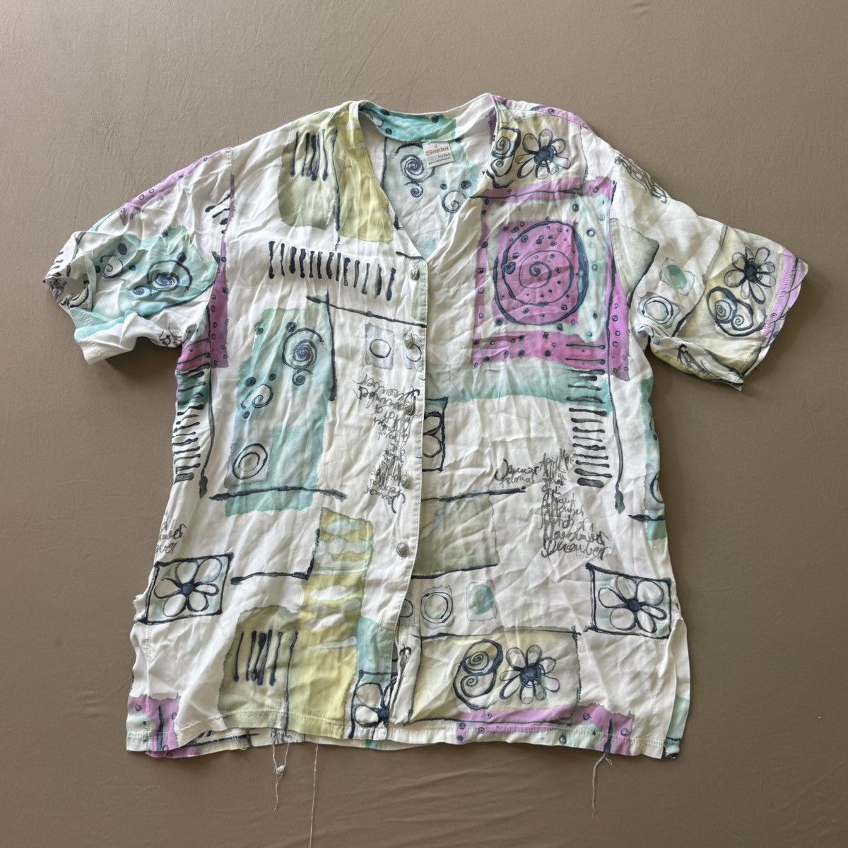 Other Vintage Seidel abstract artistic novelty Resort Shirt Size US L / EU 52-54 / 3 - 1 Thumbnail