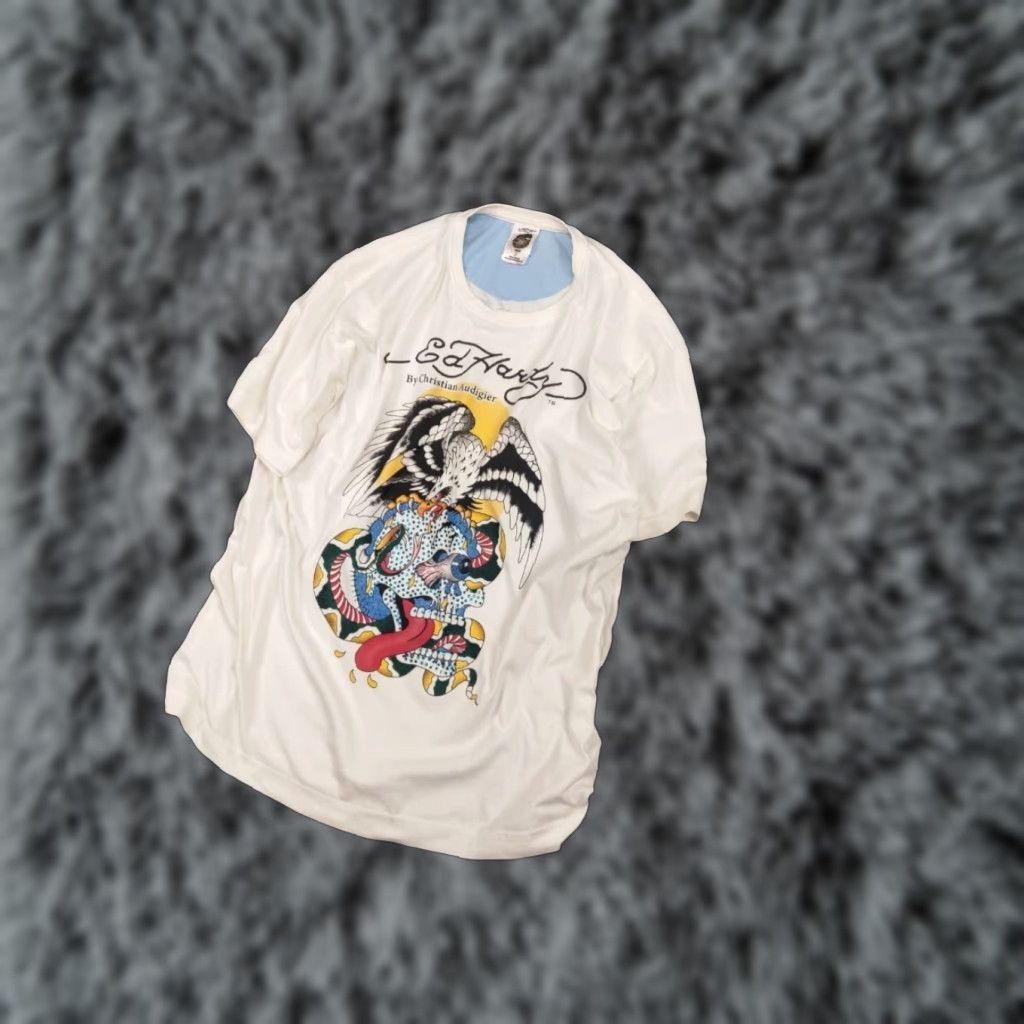Ed Hardy VINTAGE Ed Hardy Christian Audigier Logo shirt Y2K Style Size US S / EU 44-46 / 1 - 1 Thumbnail