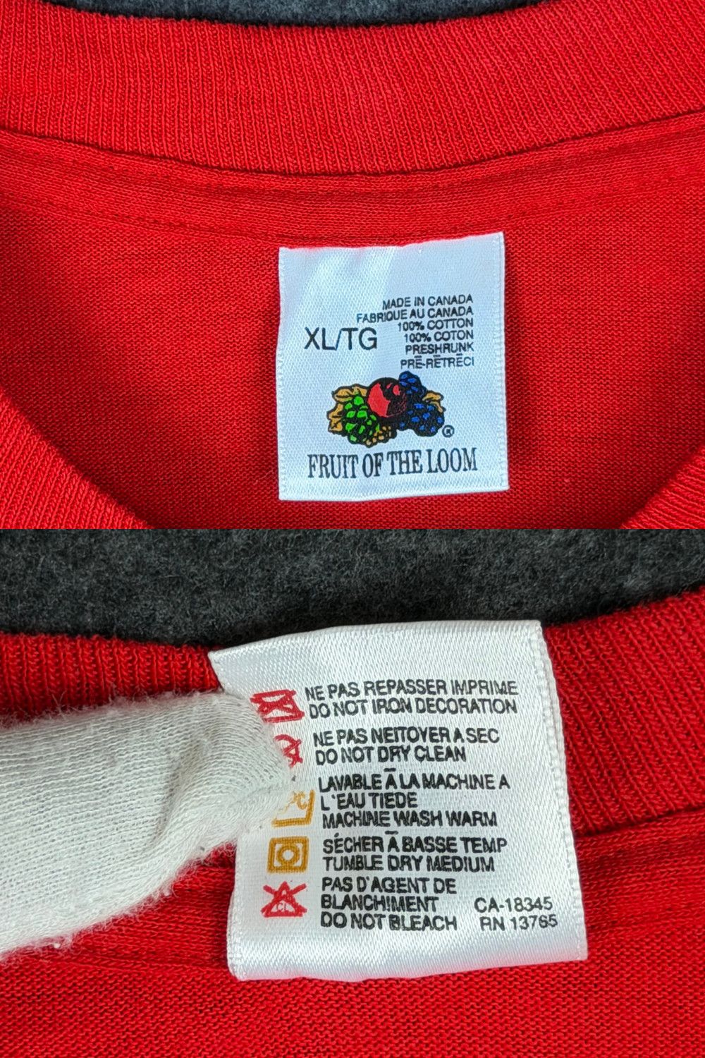 Fruit Of The Loom Vintage 90s The Body Shop Message Graphic T-Shirt Size US XL / EU 56 / 4 - 3 Thumbnail