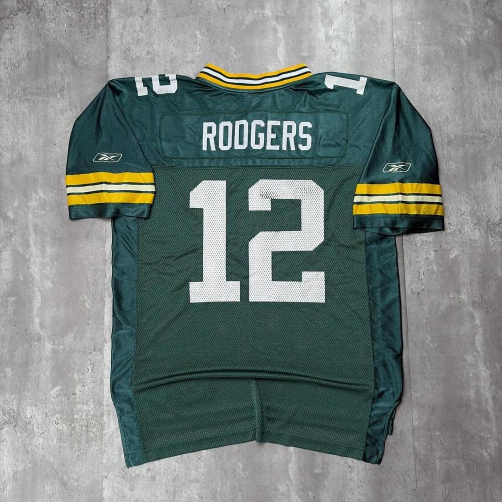 Reebok Vintage Reebok NFL Green Bay Packers Aaron Rodgers Jersey Size US L / EU 52-54 / 3 - 2 Thumbnail