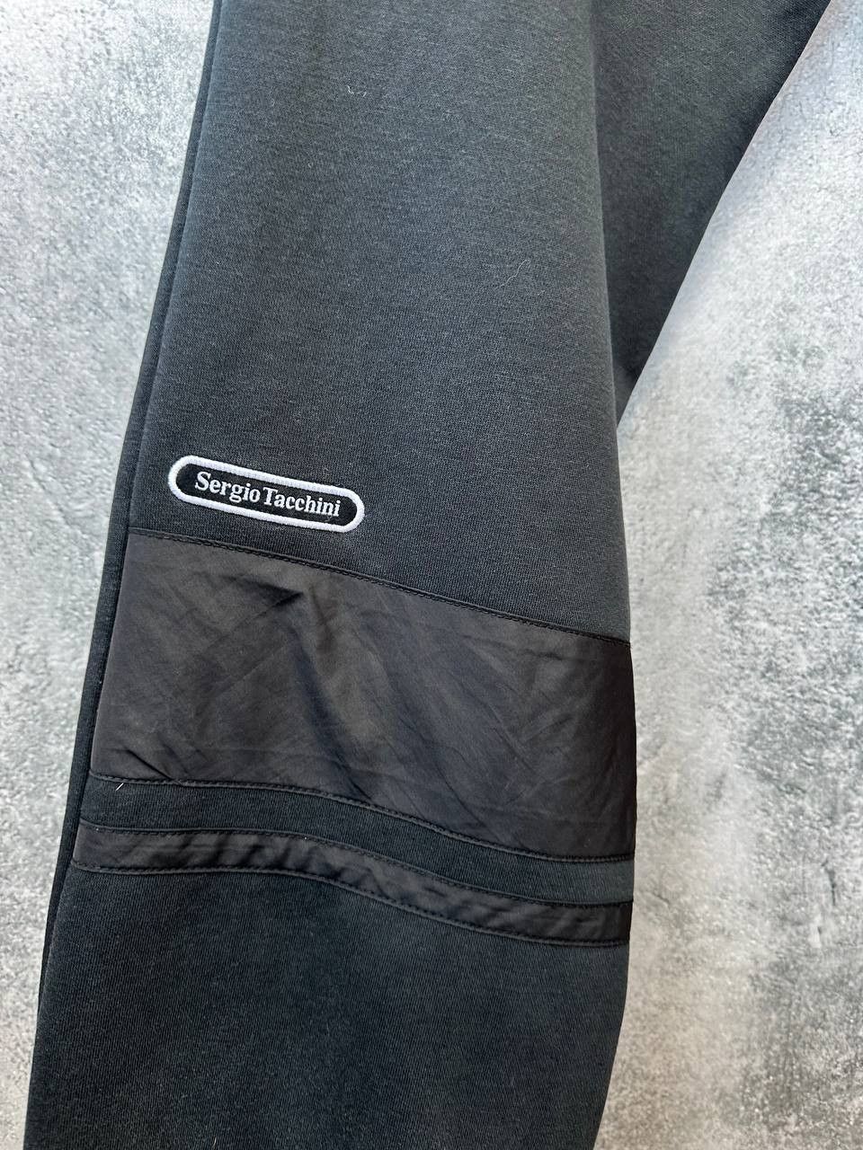 Sergio Tacchini × Vintage Sergio Tacchini Black Joggers Vintage with Logo Patch Size US 32 / EU 48 - 9 Thumbnail