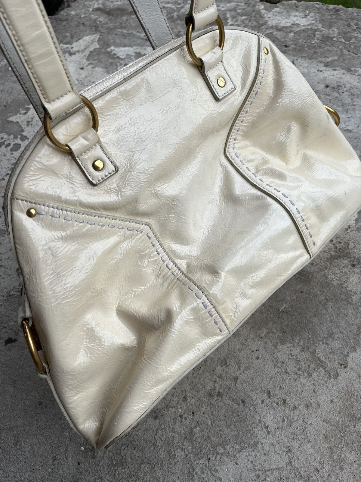 Saint Laurent Paris × Yves Saint Laurent Yves Saint Laurent Rive Gauche YSL Muse Leather Tote Bag Size ONE SIZE - 6 Thumbnail