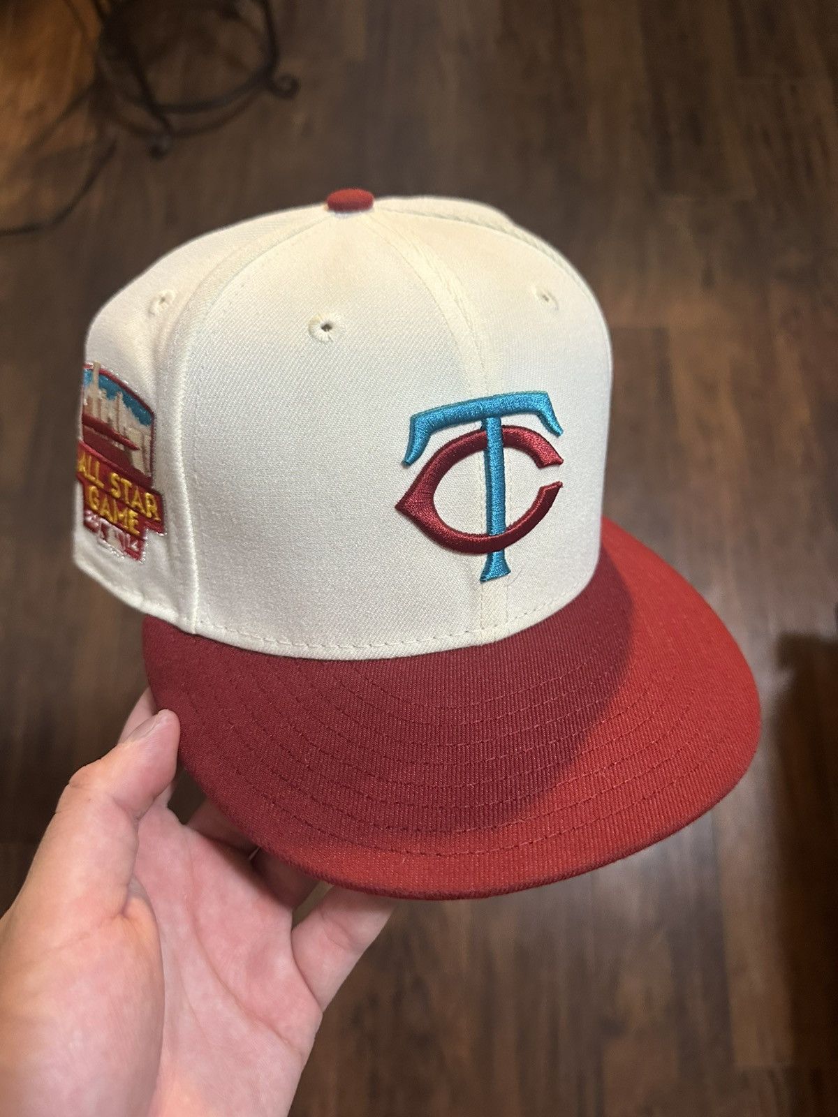 Hat Club New Era Wild Valley Minnesota Twins Size 7 3/8