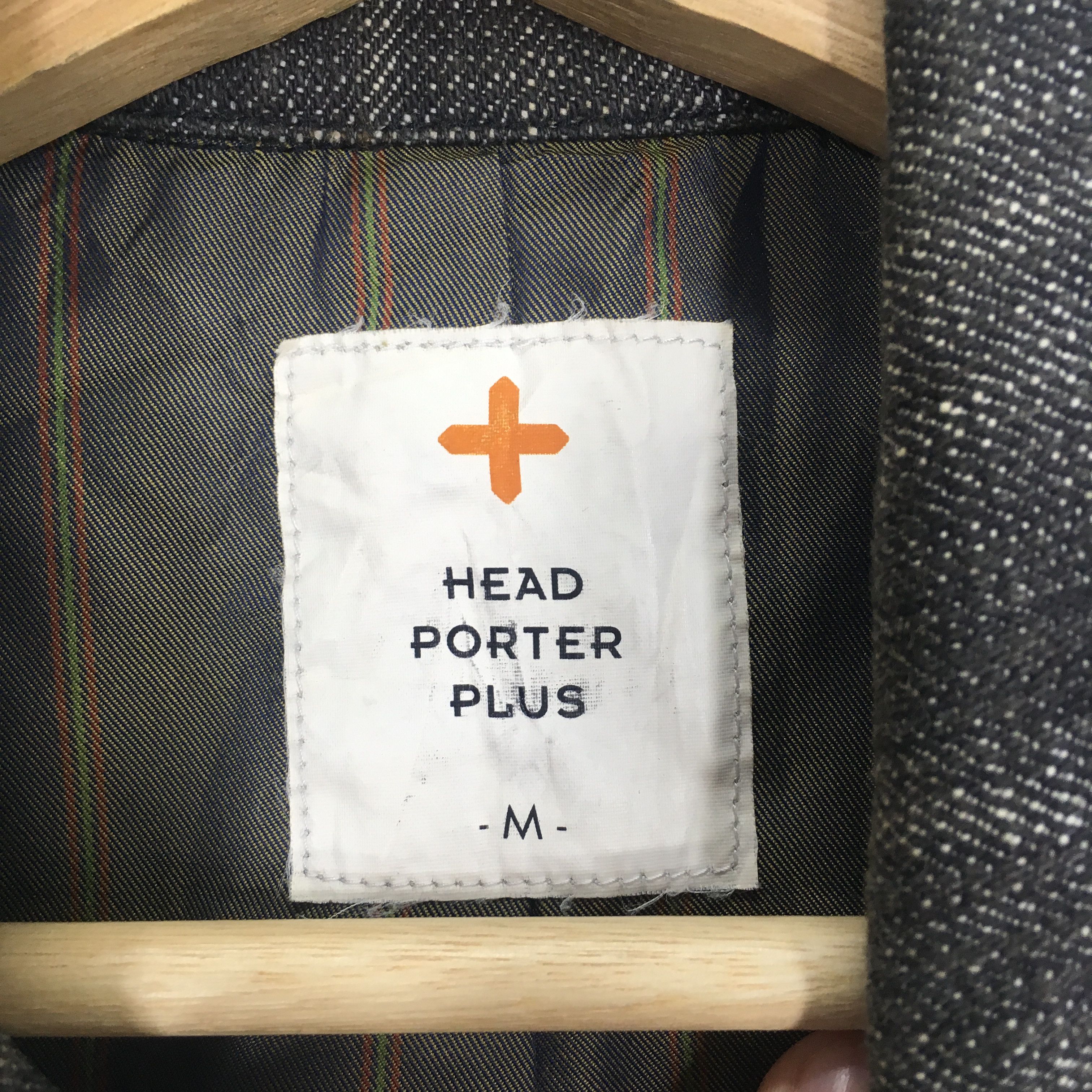 Head Porter Vintage Head Porter Plus Japan Black Denim Jeans Jacket Size US M / EU 48-50 / 2 - 13 Thumbnail