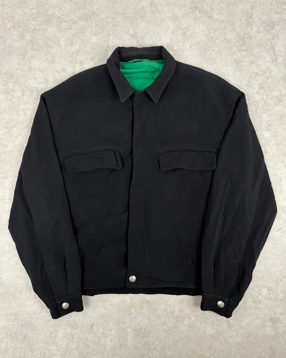 Claude Montana 1990s Claude Montana Black Buttoned Jacket Size US M / EU 48-50 / 2 - 1 Thumbnail