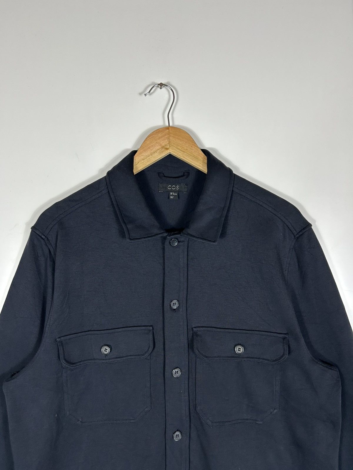 Cos 🔥COS Dark Blue Button Chore Shirt Jacket Size US M / EU 48-50 / 2 - 4 Thumbnail