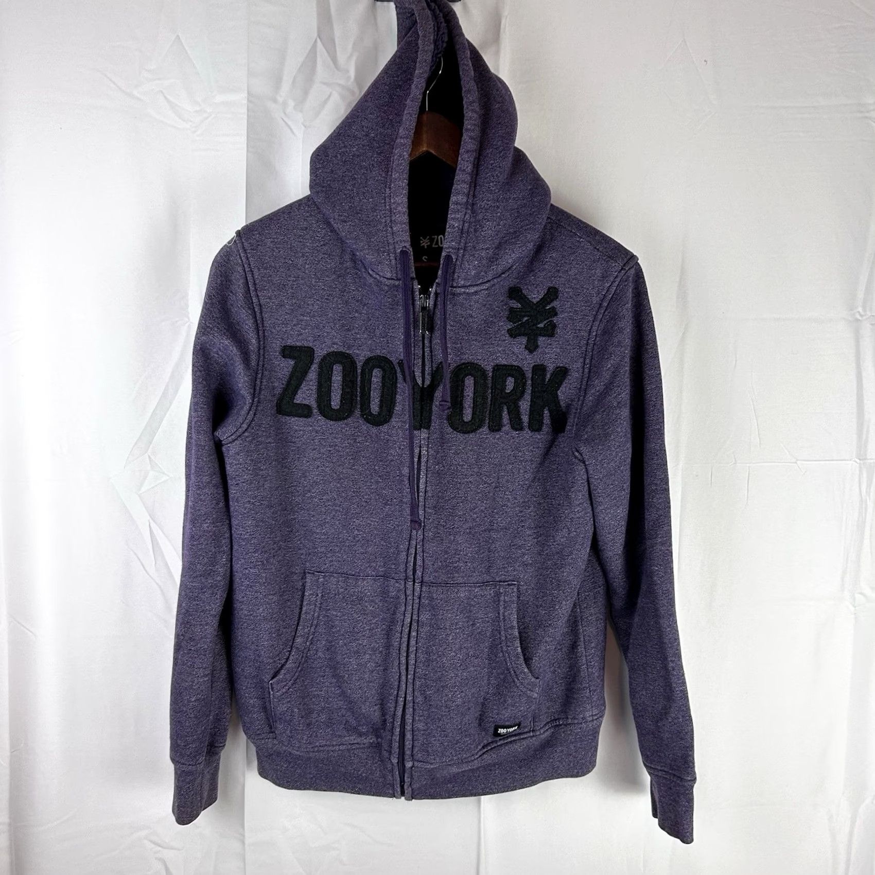 Zoo York VINTAGE Zoo York Purple Hoodie With Sherpa Inside Men Small S Zip Full Zip Skate Street Y2K Flaw Womens/Mens? Size US S / EU 44-46 / 1 - 2 Thumbnail