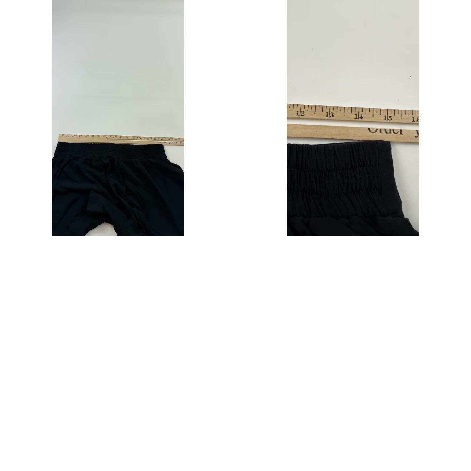 Wildfox Wildfox Shorts Womens Medium Black Elastic Waist Rayon Lounge Casual Pockets Size 32" / US 10 / IT 46 - 8 Thumbnail