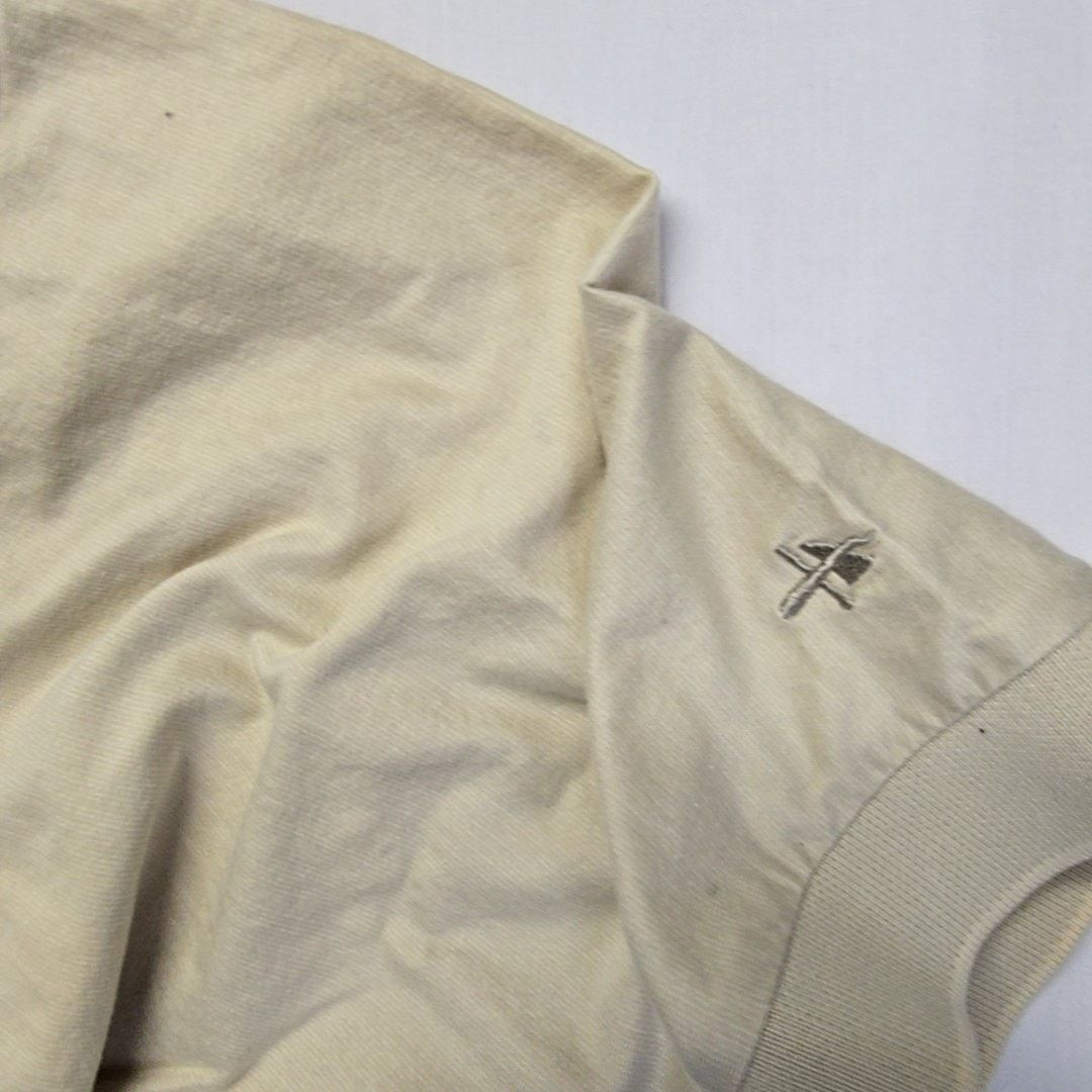 Antigua Vintage Antigua Bedrock Golf Polo Embroidered Beige XXL Size US XXL / EU 58 / 5 - 10 Thumbnail