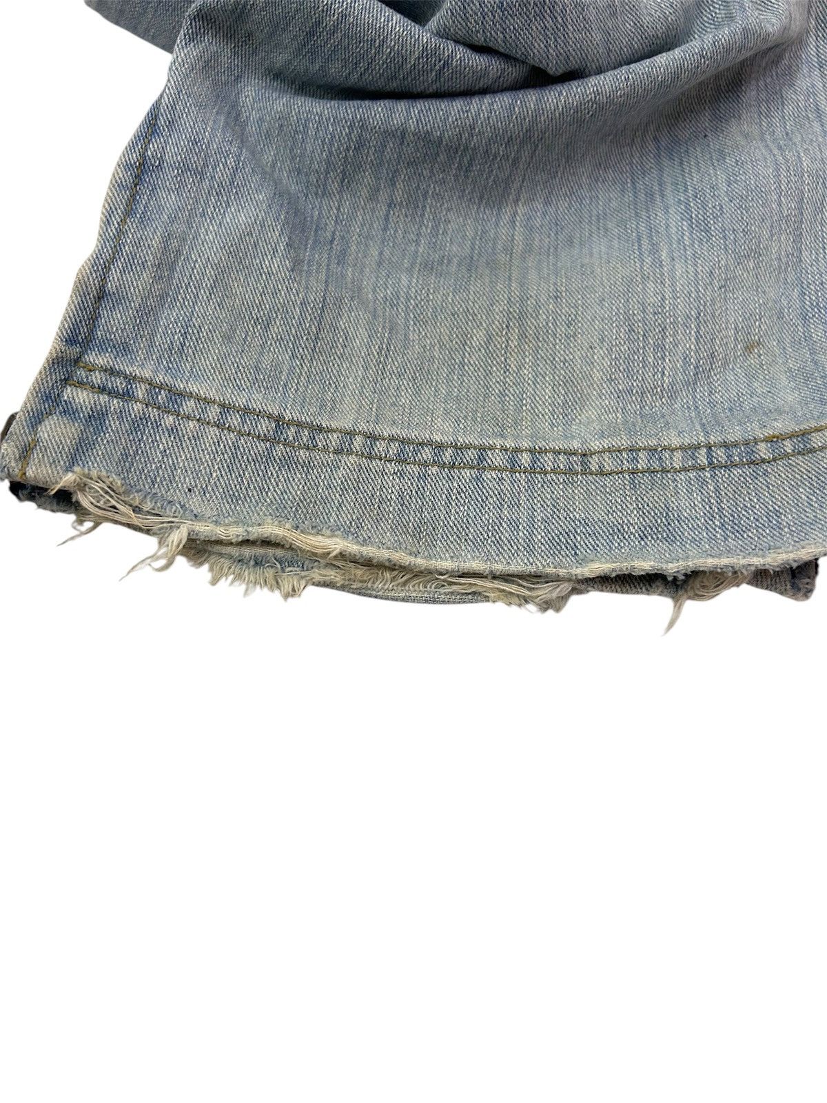 Japanese Brand × Vintage 💥Vintage Japanese Denim Exhibitionist Distressed Punk Jeans Size US 32 / EU 48 - 14 Thumbnail