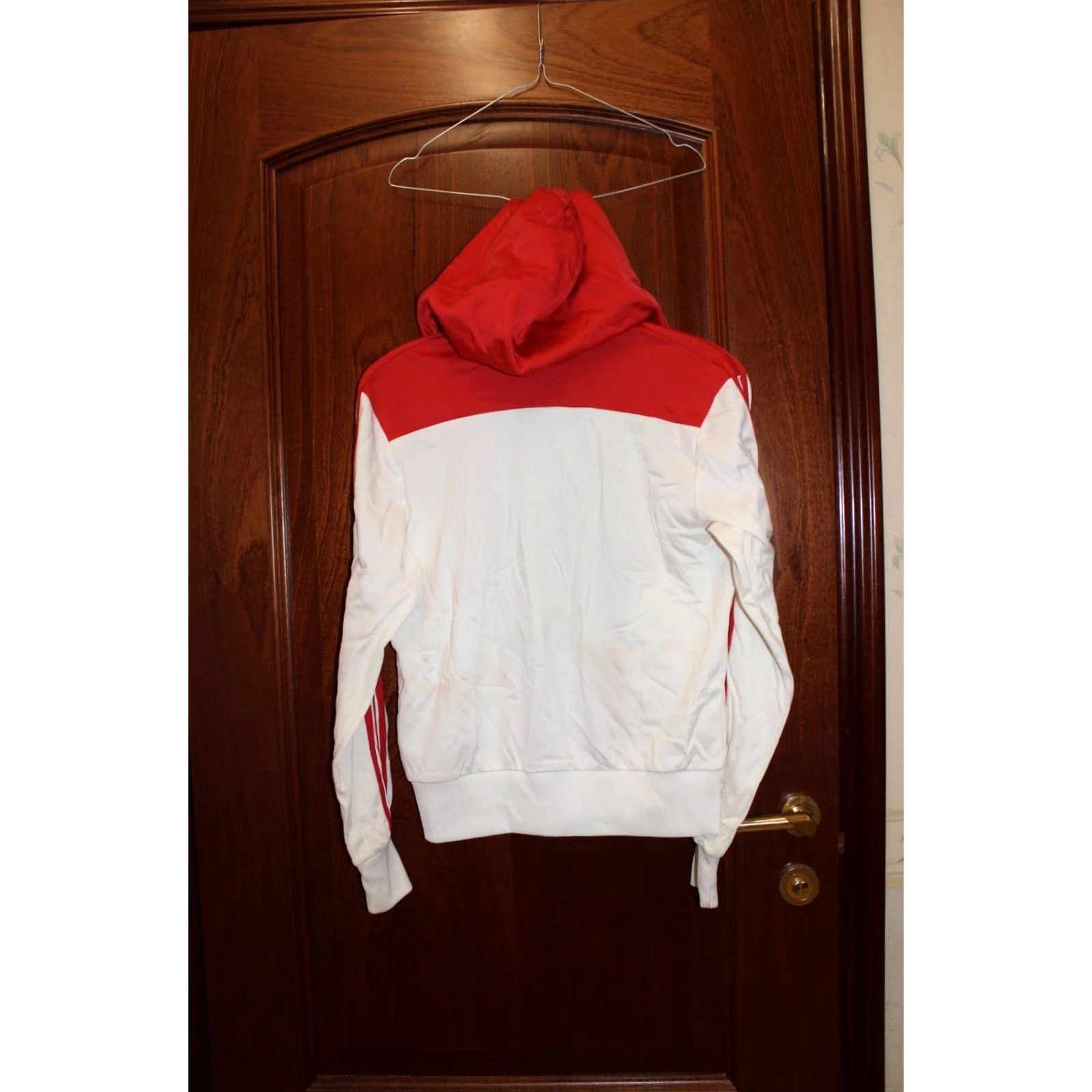 Adidas VINTAGE Adidas Originals Hoodie Track Jacket Womens Size 40 Red 3 Stripes Trefoil Logo Jacket Mens Womens Unisex Adults Size S / US 4 / IT 40 - 6 Thumbnail