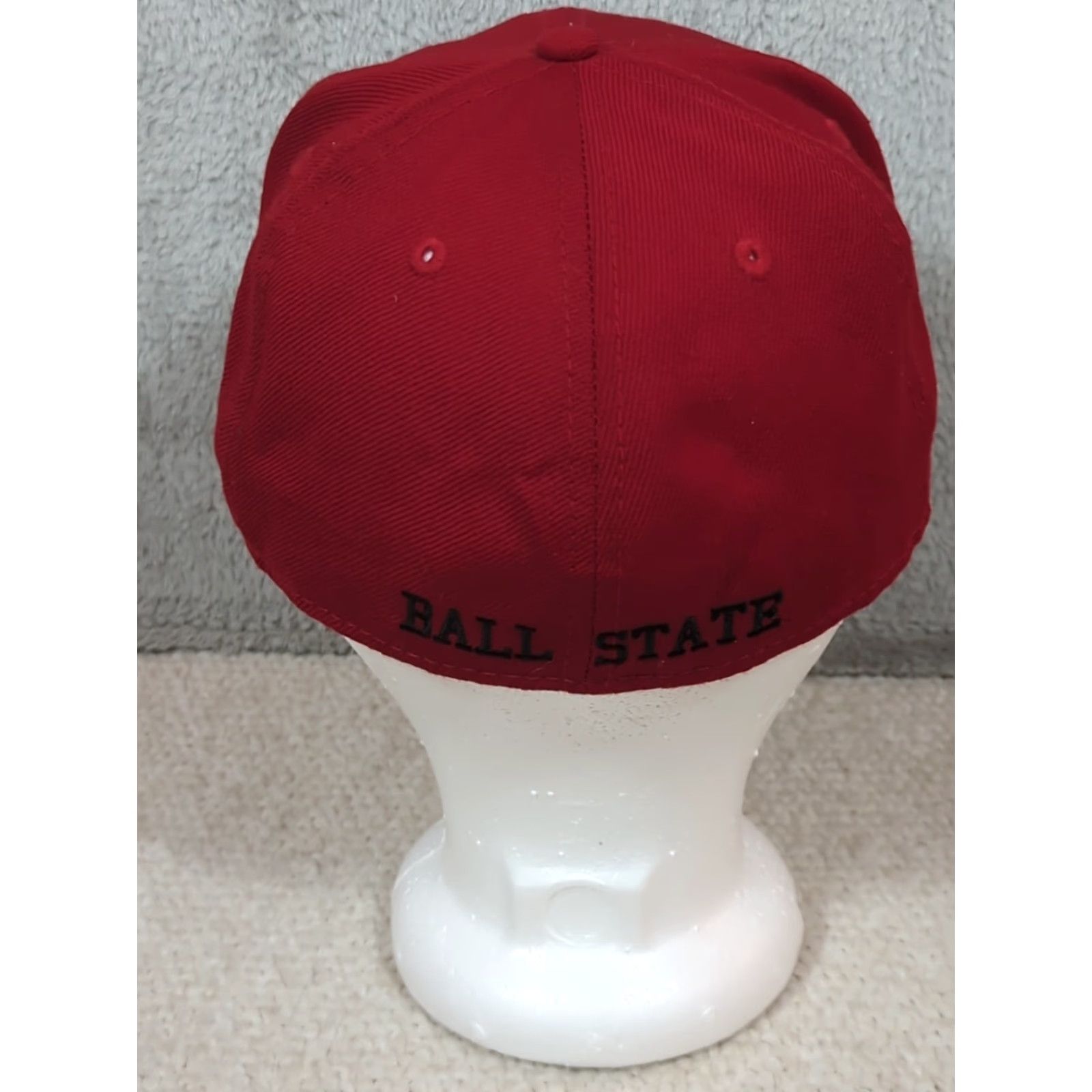 New Era New Era 59fifty Ball State Cardinals Red Black Hat 7 1/8 Wool Flatbill Baseball Cap Mens Size ONE SIZE - 5 Thumbnail