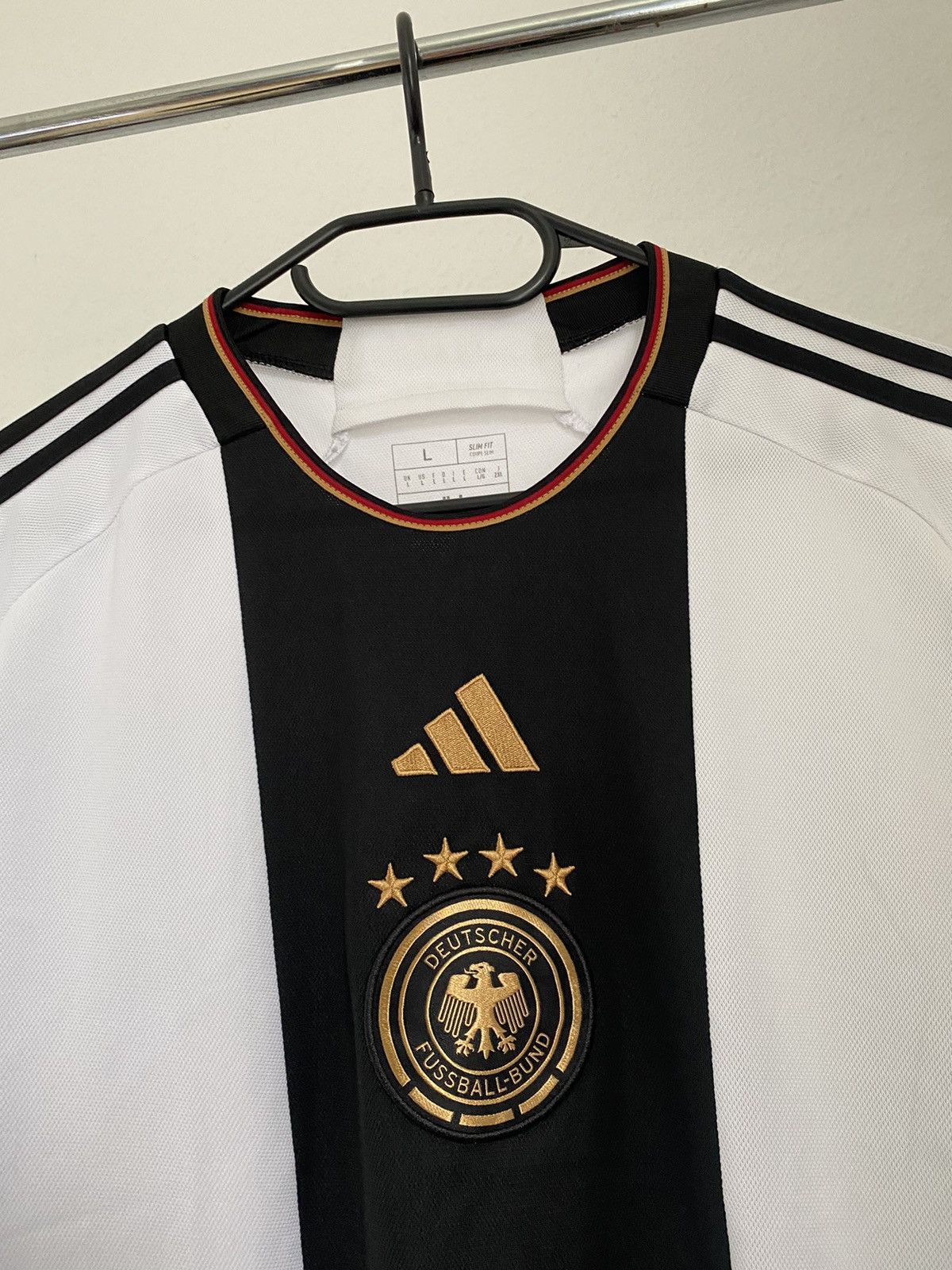 Adidas Germany 2022 2023 Football Shirt Soccer Jersey Spain France Size US L / EU 52-54 / 3 - 2 Thumbnail