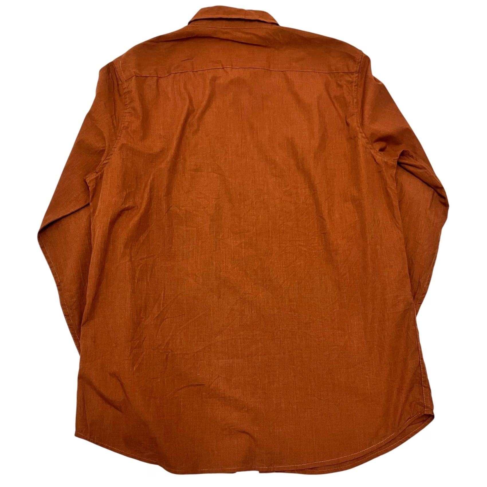 Lee Lee Shirt Mens Large Rust Orange Long Sleeve Regular Fit Cotton Blend Size US L / EU 52-54 / 3 - 4 Thumbnail