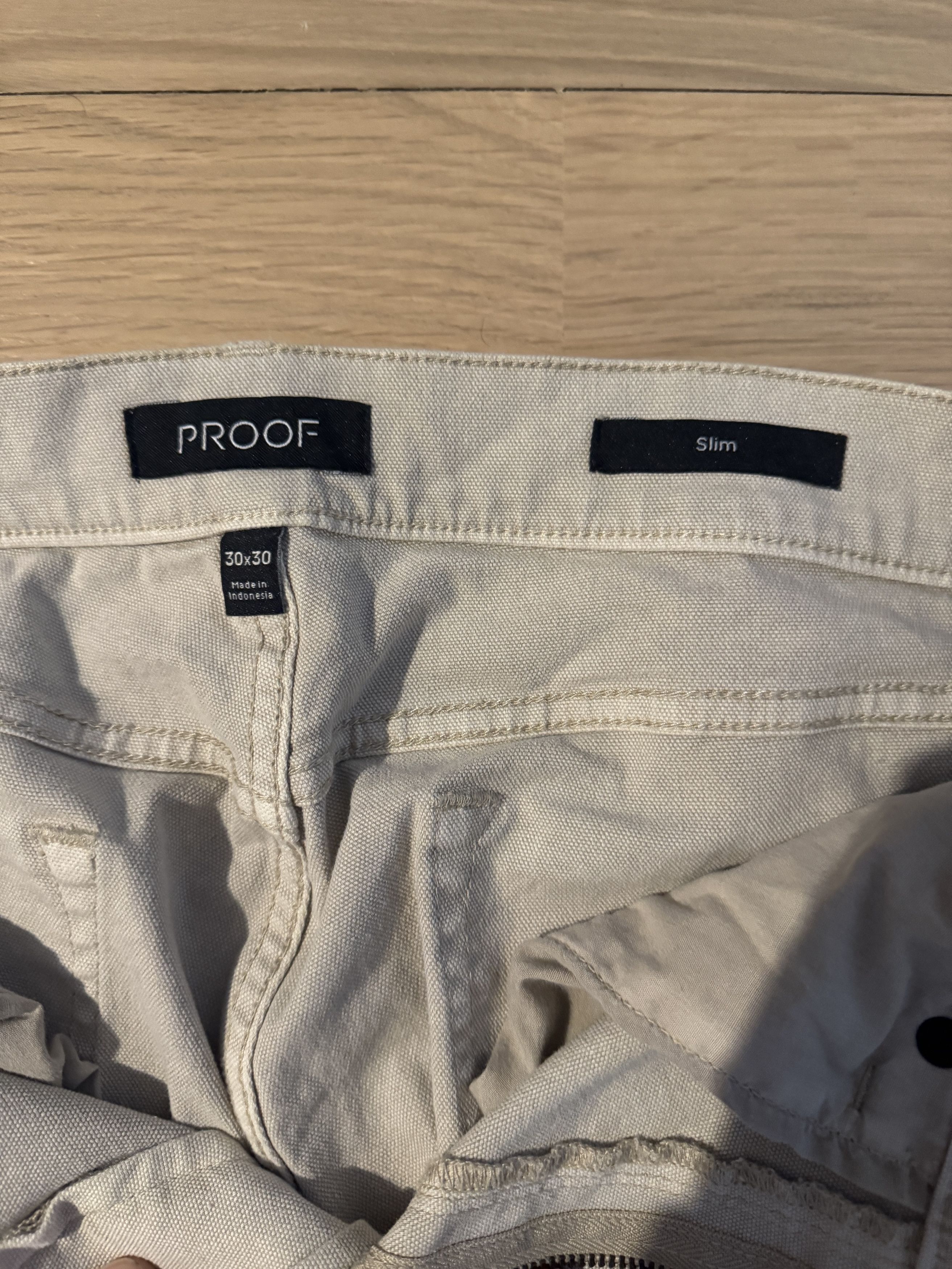Huckberry Huckberry Proof Rover Pant - Slim, Sand Size US 30 / EU 46 - 3 Thumbnail