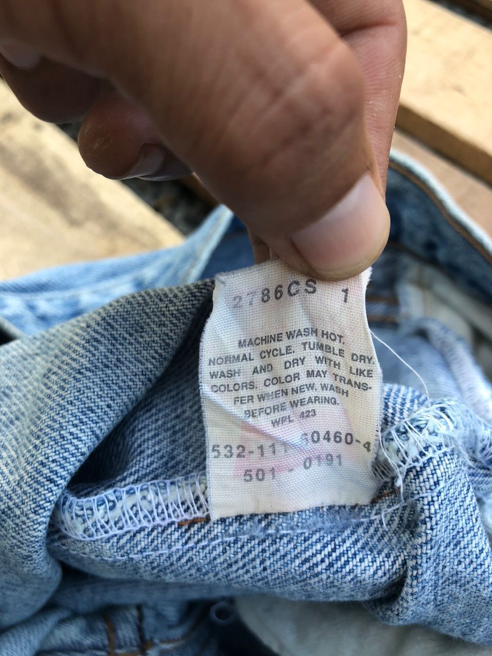 Levi's Vintage Levi's 501 Denim Jeans Size US 31 - 5 Thumbnail