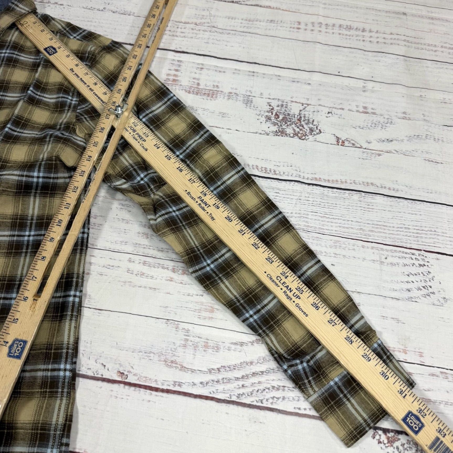 Weatherproof Weatherproof Shirt Plaid Button-Up Long Sleeve Cotton Mens M Green NWT Vintage Size US M / EU 48-50 / 2 - 3 Thumbnail
