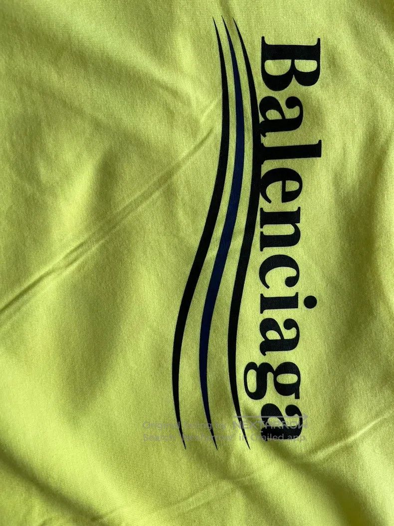 Balenciaga Balenciaga Fluorescent yellow Coca-Cola short-sleeve Size US M / EU 48-50 / 2 - 5 Thumbnail