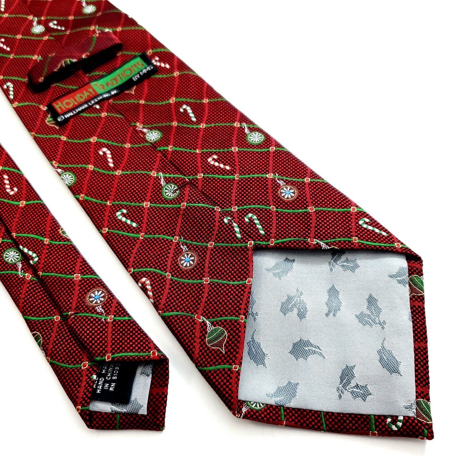 Vintage Hallmark Holiday Traditions Christmas Woven Plaid Red Green Size ONE SIZE - 5 Thumbnail