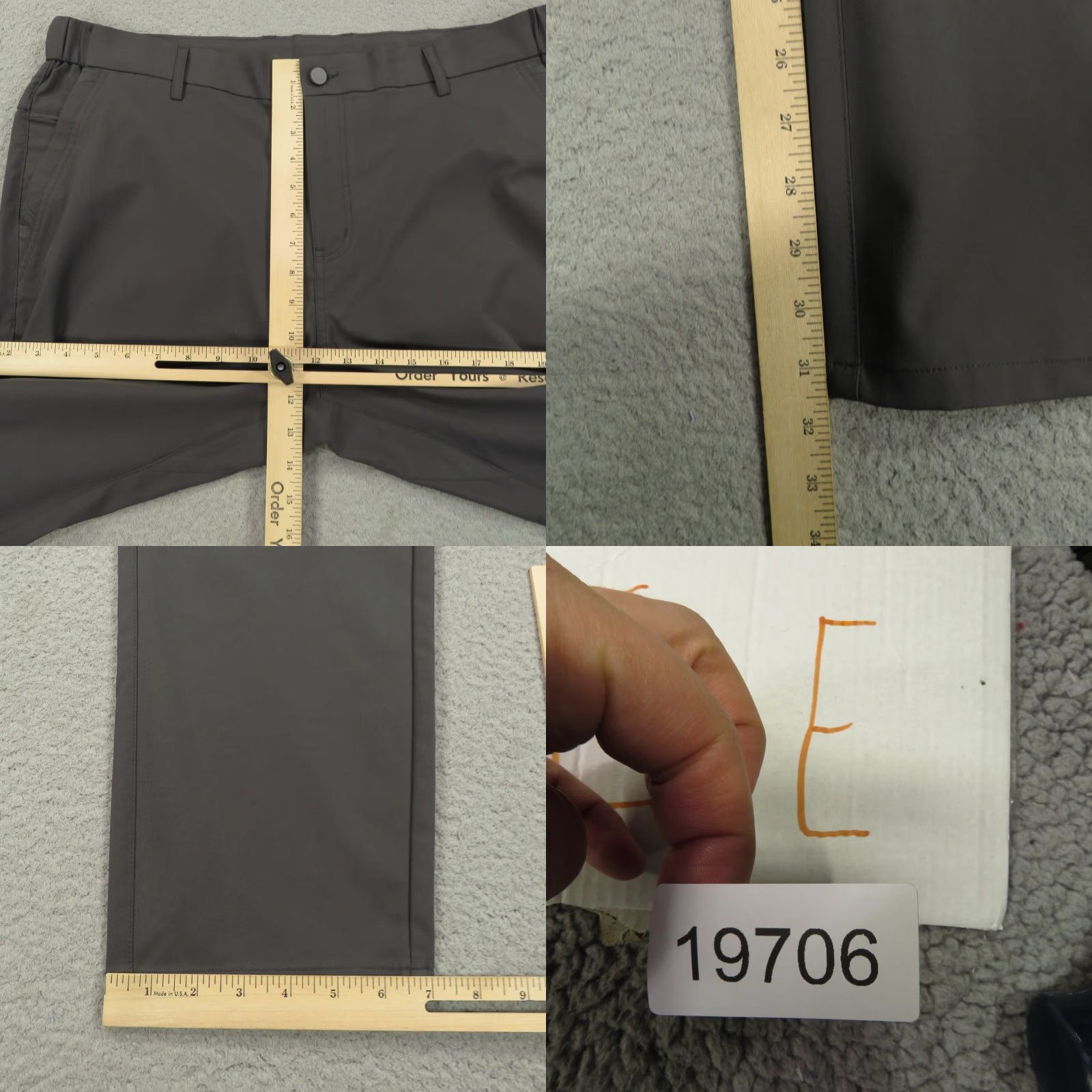 Vintage Jack Archer Jetsetter Pants 38x32 Charcoal Grey Tech Performance Travel Trousers Size US 38 / EU 54 - 8 Thumbnail