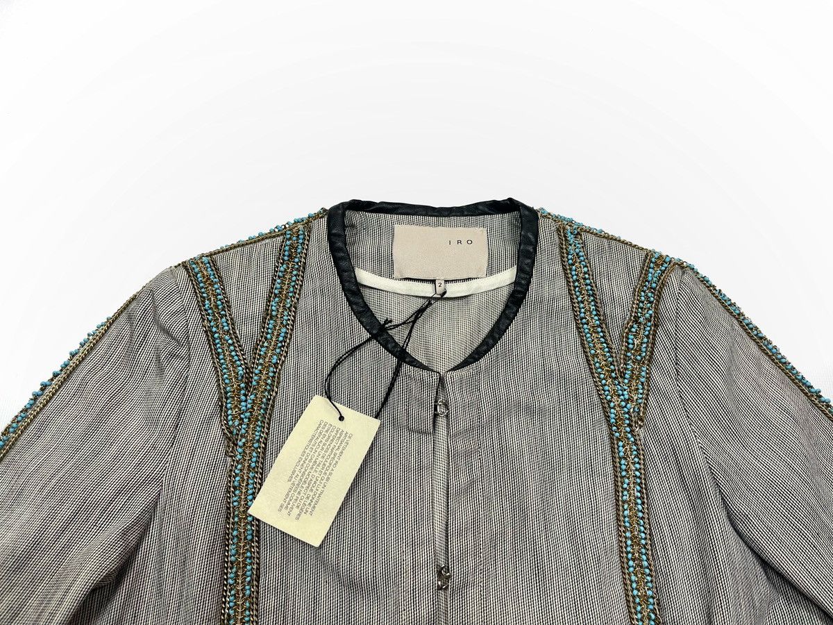 Iro IRO Talya Cropped Blazer Beads Size 2 Size XS / US 0-2 / IT 36-38 - 3 Thumbnail