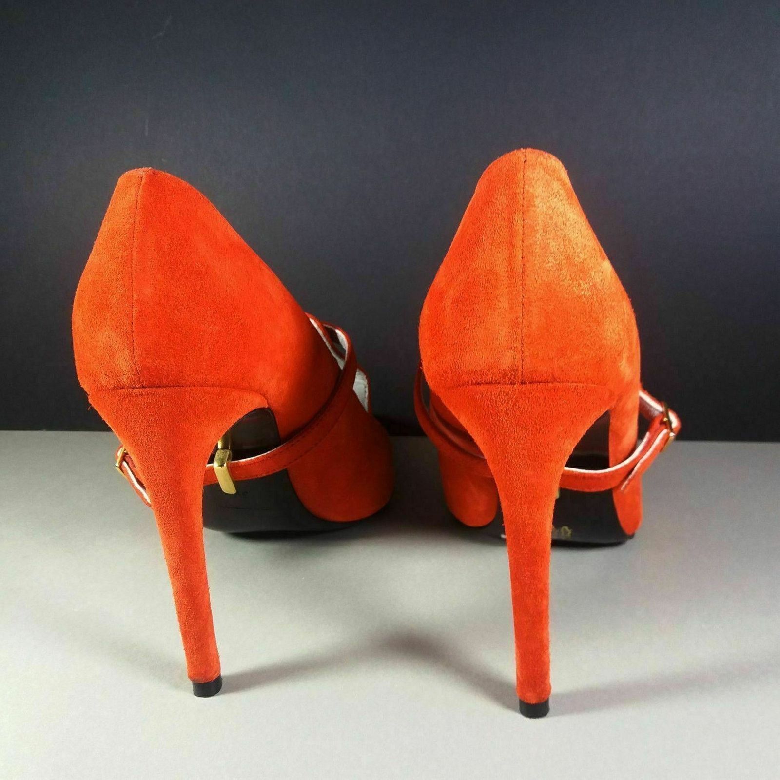 Preen by Thornton Bregrazzi PREEN Thornton Bregazzi Coral Suede Nolan Pumps Size 39 Box Size US 9 / IT 39 - 7 Thumbnail