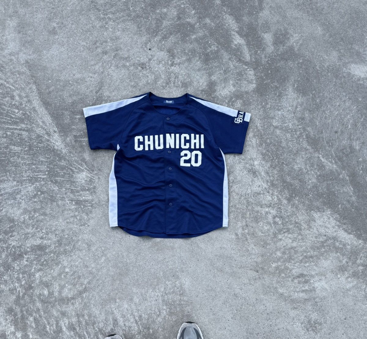 Other Vintage CHUNICHI Nakata 20 RARE Japan Jersey streetwear Size US L / EU 52-54 / 3 - 7 Thumbnail