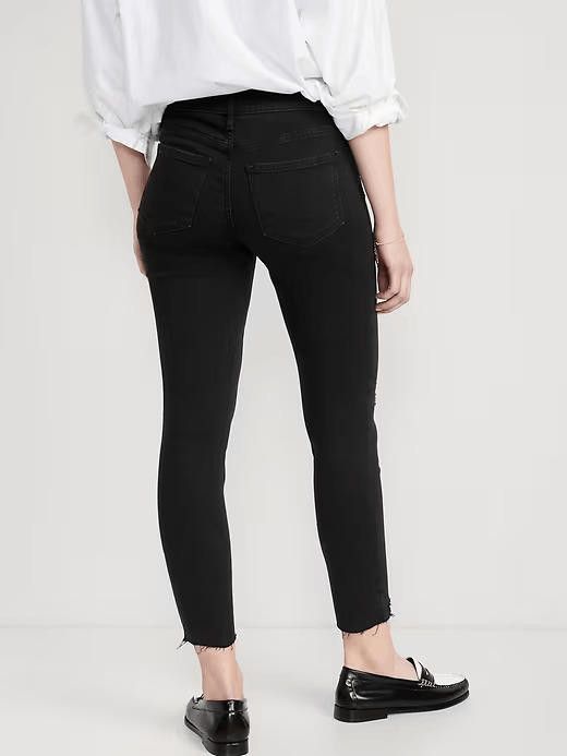 Old Navy Old Navy Women's Size 12 Rockstar Super Skinny Jeggings Size 34" / US 12 / IT 48 - 1 Thumbnail