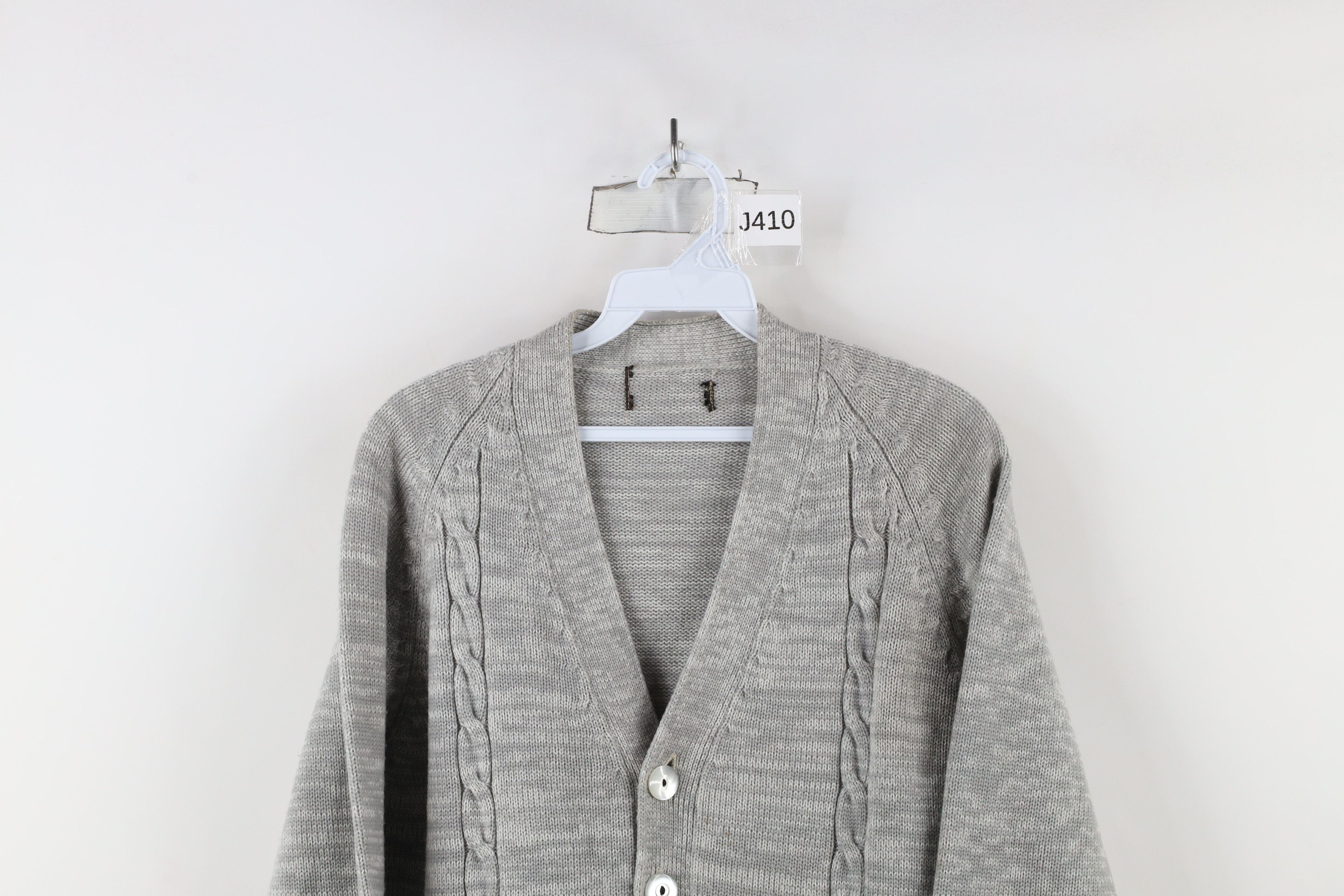 Vintage Vintage 50s 60s Rockabilly Cat Eye Button Cardigan Sweater Size US M / EU 48-50 / 2 - 2 Thumbnail
