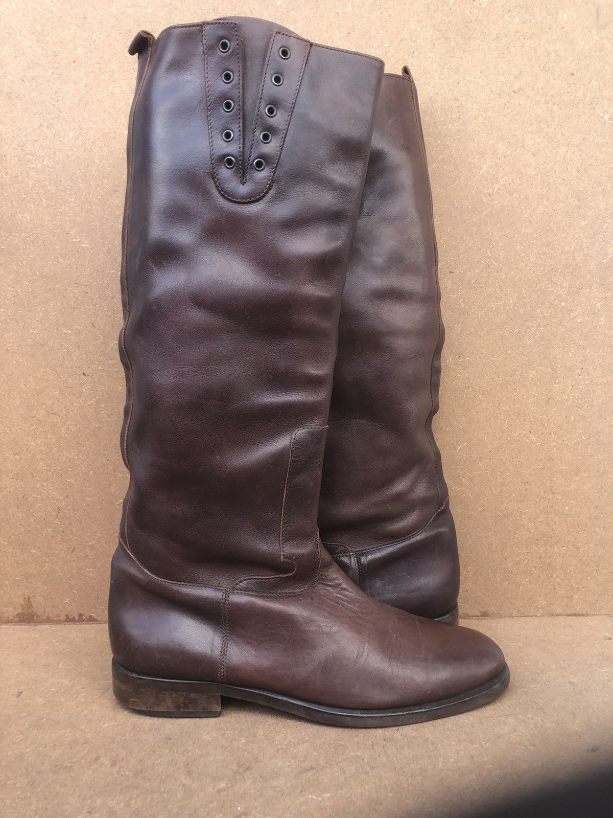 Golden Goose × Vintage Golden Goose Brown Leather Women’s Boots Size 41 Size US 11 / IT 41 - 7 Thumbnail