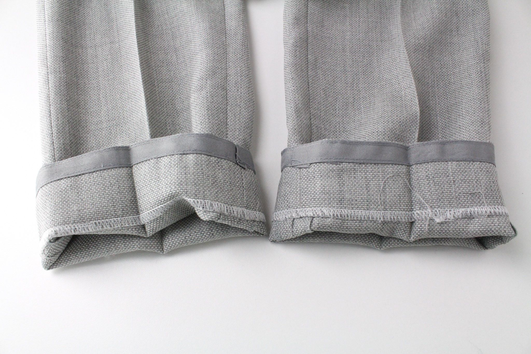 Suitsupply HAVANA JETTED UK44R Grey 2-Piece Slim Melange Wool 72262 Size 44R - 11 Thumbnail