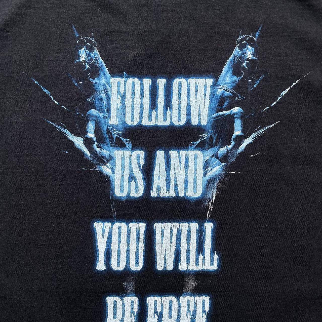 Band Tees × Vintage Vintage 2000s Die Apokalyptischen Reiter T Shirt Black XL Size US XL / EU 56 / 4 - 13 Thumbnail
