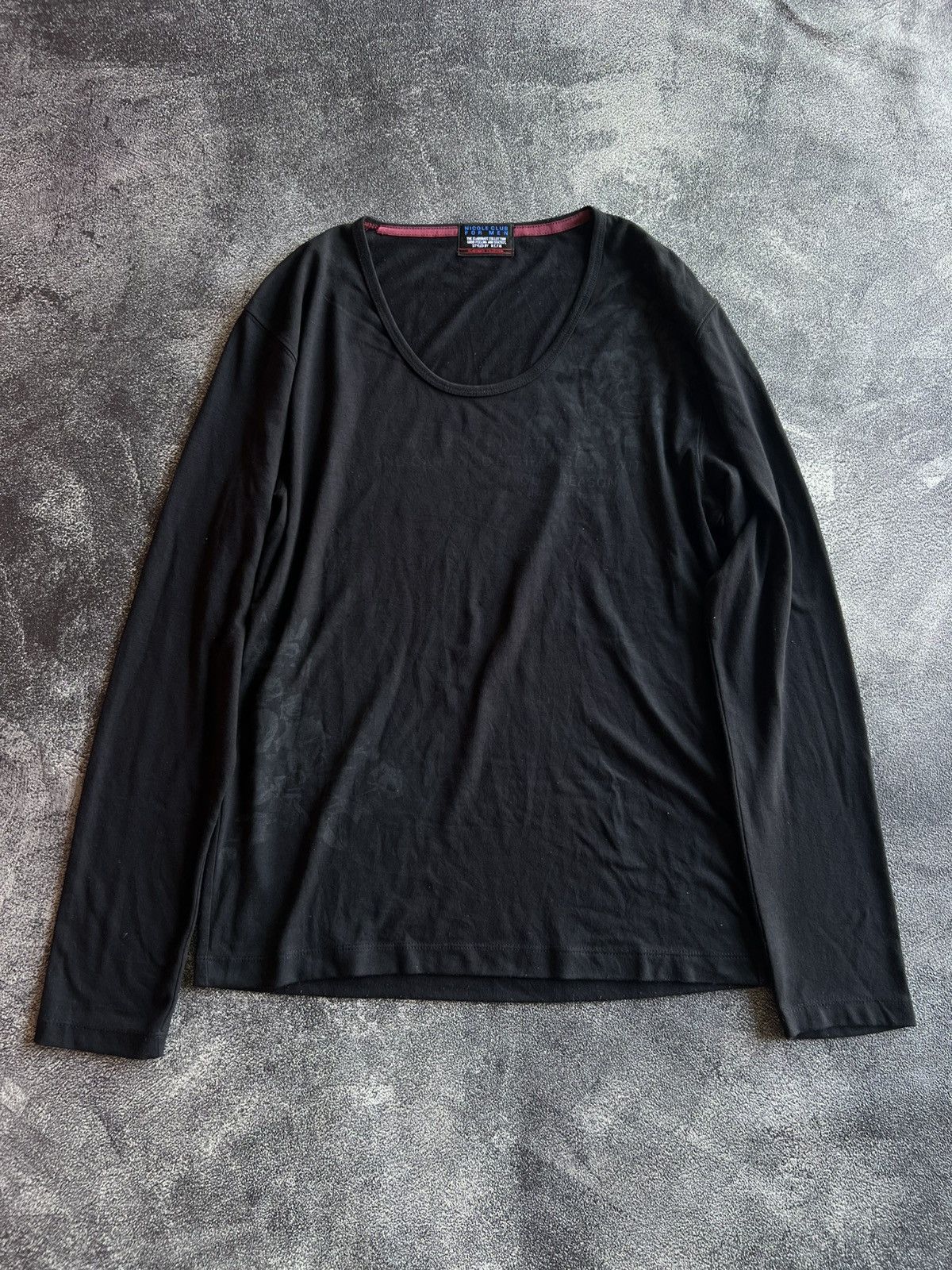 Japanese Brand × Nicole Club Nicole Club For Men Poem Tees Size US L / EU 52-54 / 3 - 1 Thumbnail