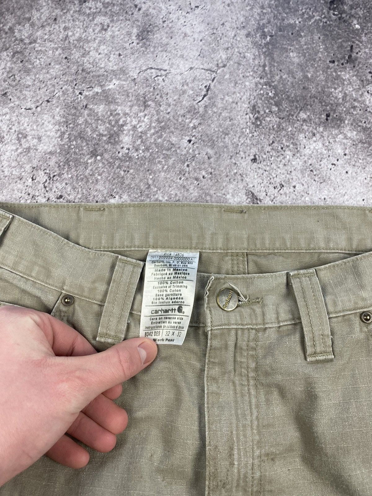 Carhartt × Vintage Vintage Carhartt Y2K Carpenter Pants Workwear Very Rare 00’s Size US 32 / EU 48 - 16 Thumbnail