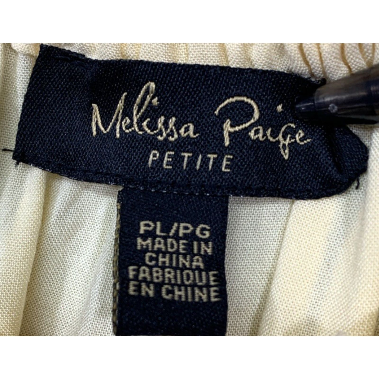 Melissa Melissa Paige Blouse Women’s L Yellow 3/4 Sleeve Tunic Petite Slit Hem Boat Neck Pullover Casual Business Travel Womens Size L / US 10 / IT 46 - 7 Thumbnail