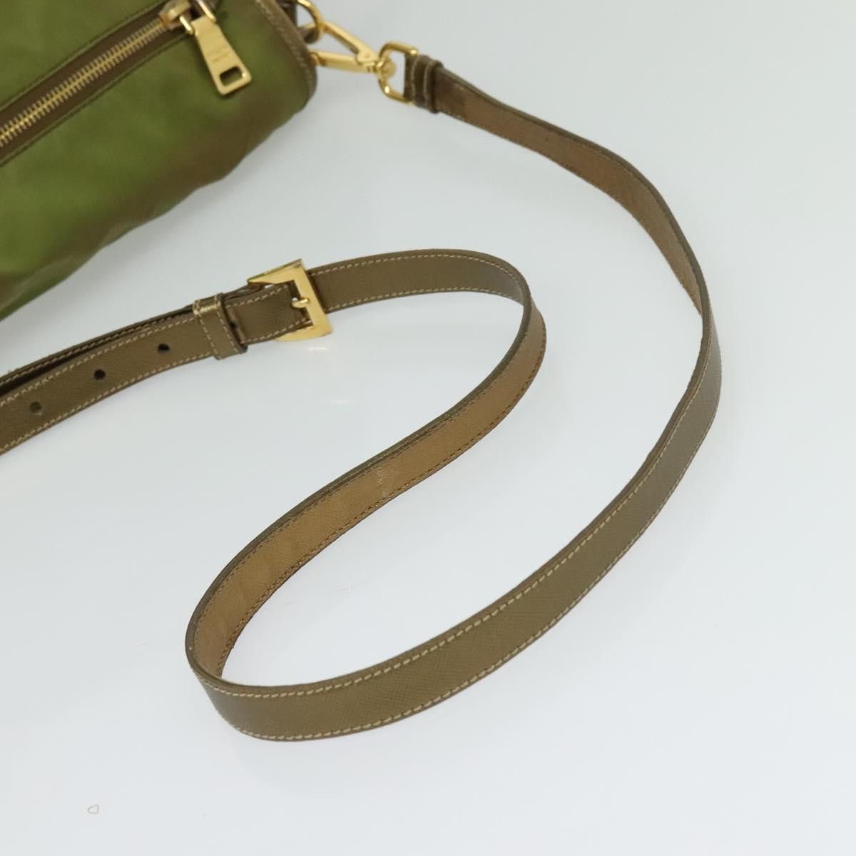 Prada PRADA Shoulder Bag Nylon Green Gold Size ONE SIZE - 7 Thumbnail