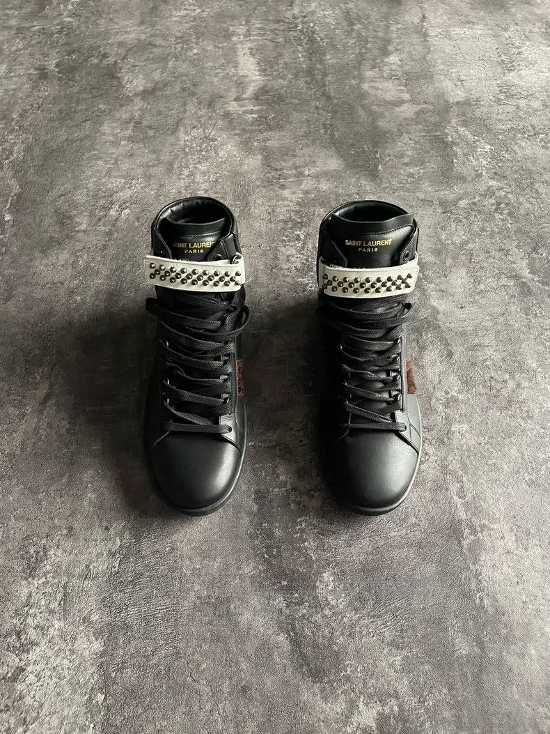 Saint Laurent Paris Saint Laurent Paris Leopard Print Patch Magic Tape Studs S Size US 6.5 / EU 39-40 - 1 Thumbnail