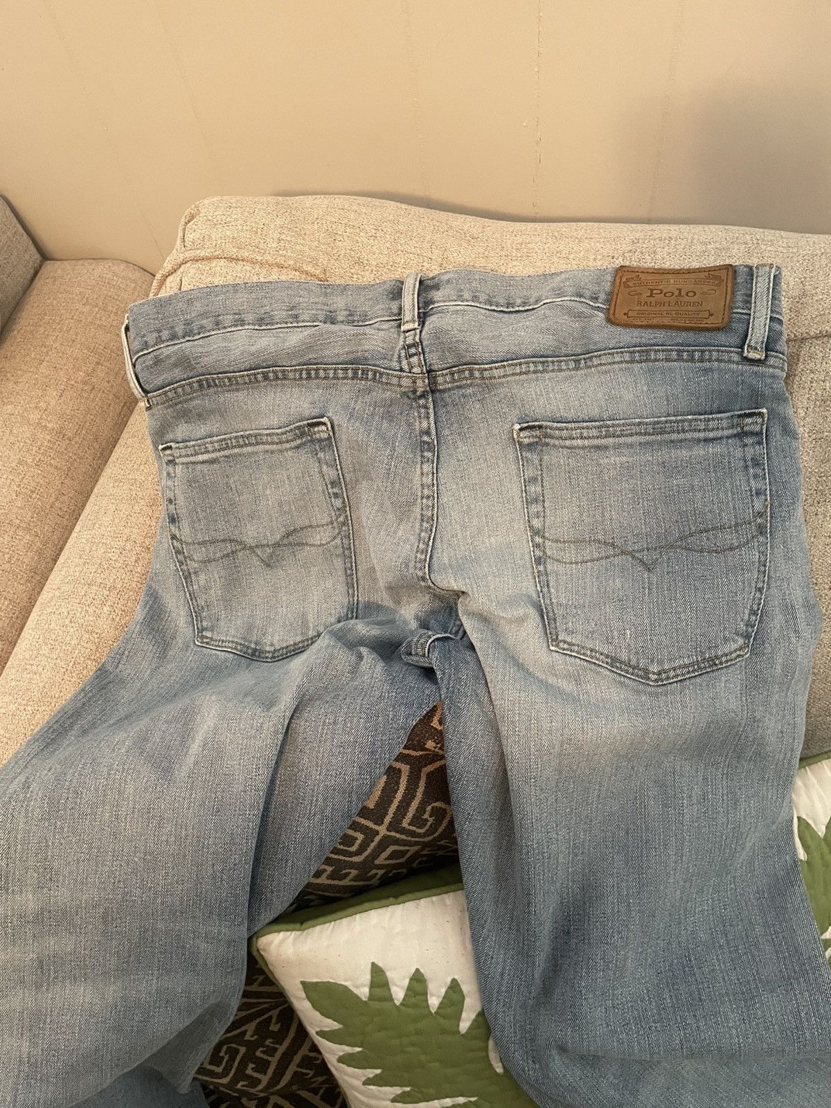 Polo Ralph Lauren 5 pocket washed denim Size US 35 - 4 Thumbnail