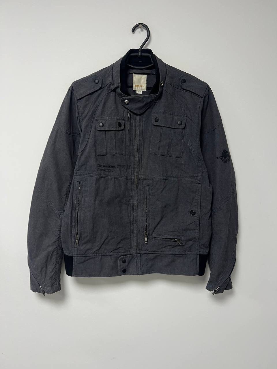 Diesel Vintage Diesel Bomber Jacket Multi Pocket Avangard Style XXL Size US XXL / EU 58 / 5 - 1 Thumbnail
