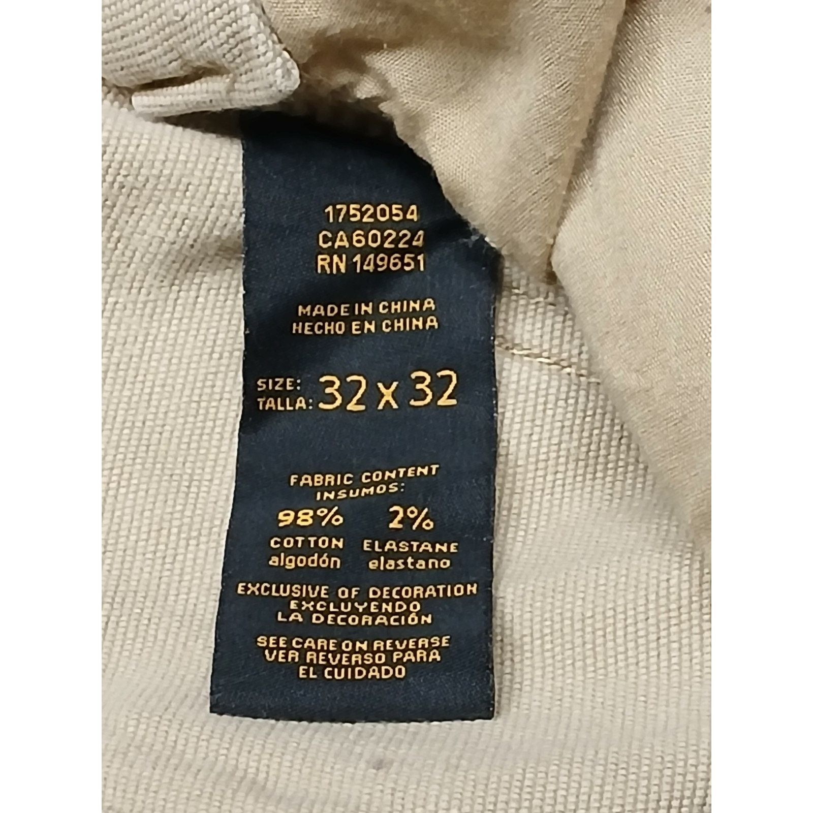 Other CAT (32x32) Beige Cotton Relaxed Cargo Carpenter Jeans Size US 32 / EU 48 - 9 Thumbnail