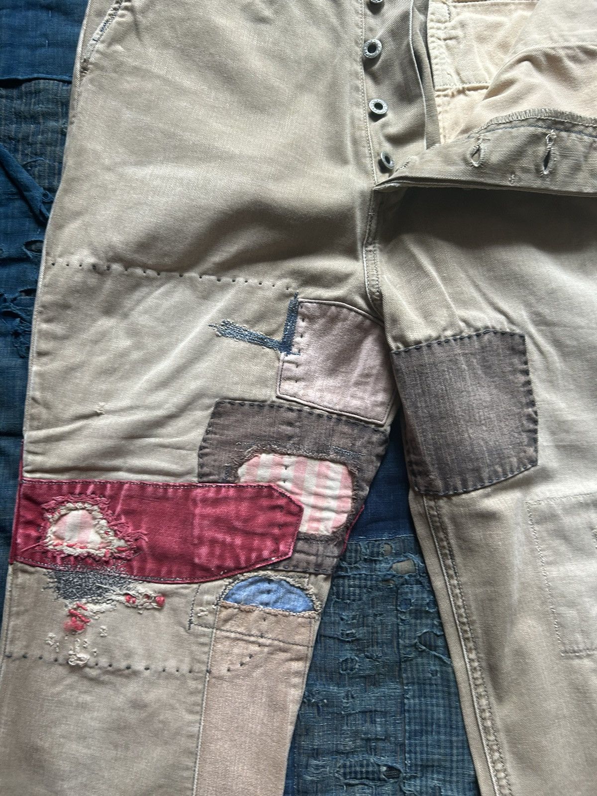 Kapital × Kapital Kountry kapital kountry patchwork pants Travis Scott Size US 30 / EU 46 - 6 Thumbnail