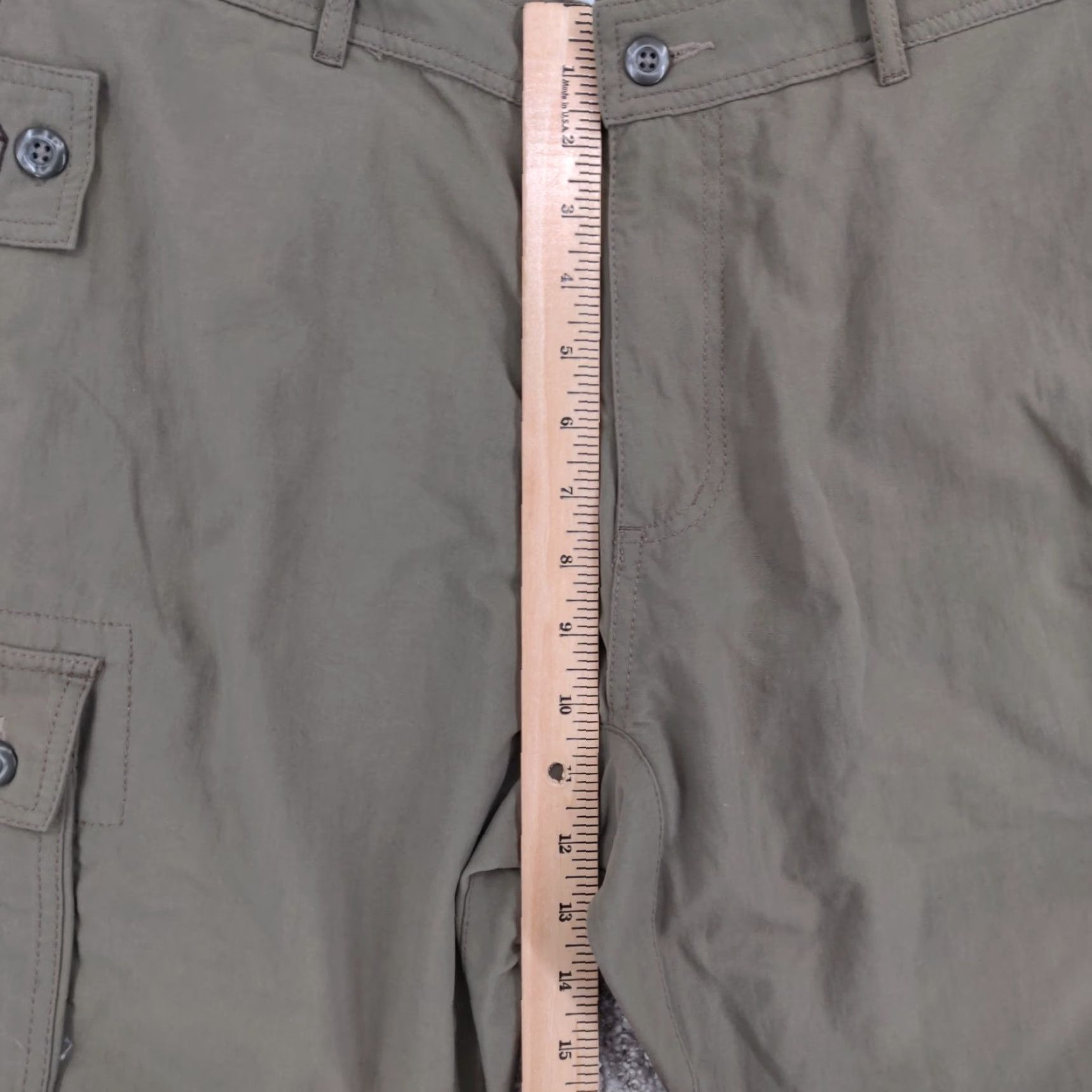 Vintage Clothing Arts Pants Mens 38x26 Green P Cubed Traveler Pickpocket Proof Size US 38 / EU 54 - 3 Thumbnail