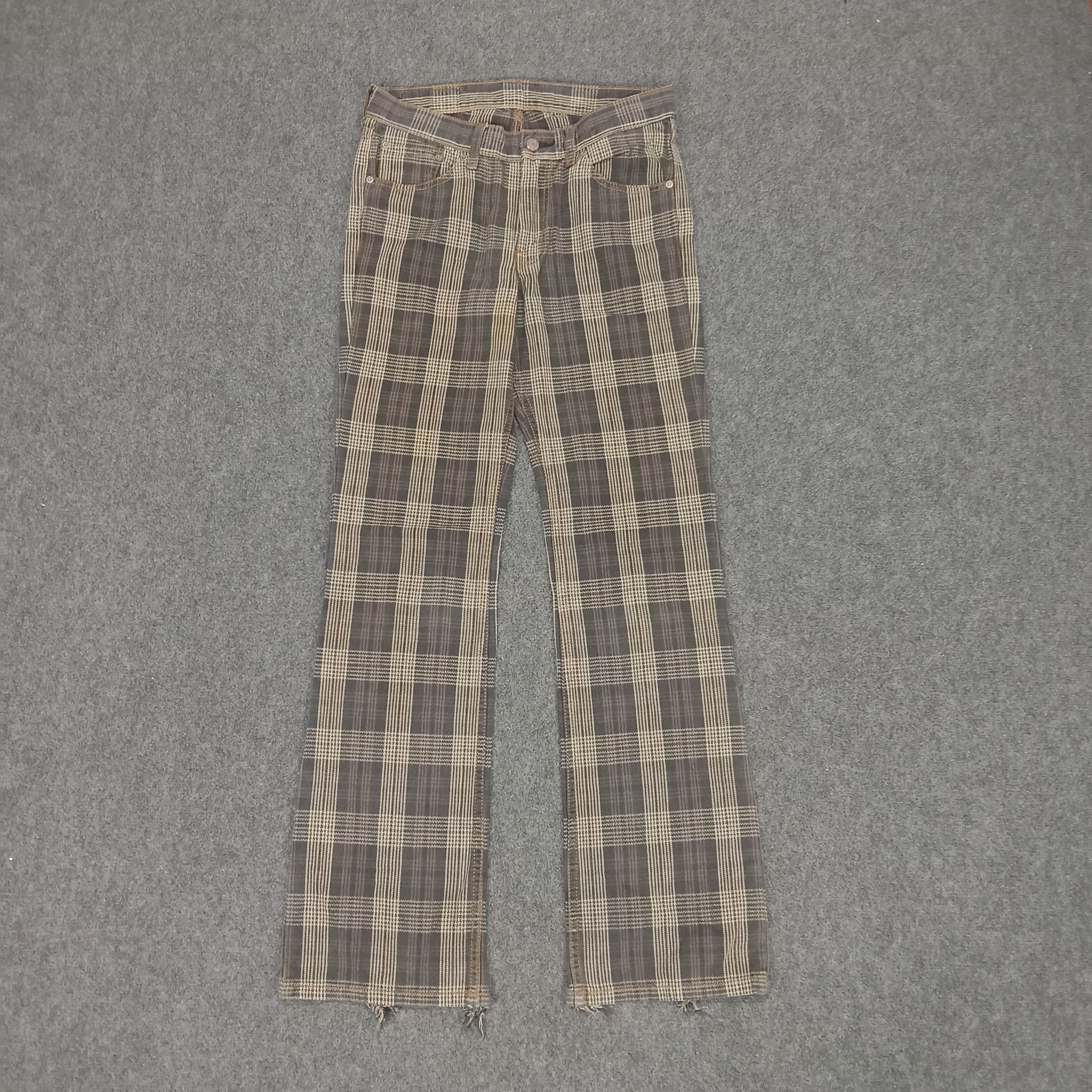 Levi's × Vintage Levi's 517 Tattersall Patern American Jeans Pants Size US 31 - 1 Thumbnail