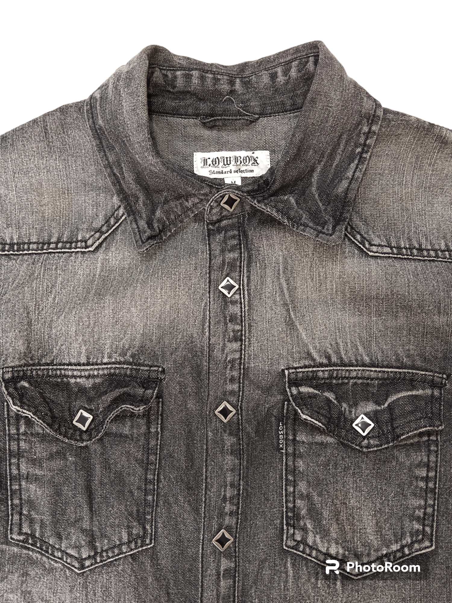 LOWBOX Rare💥Lowbox Button Ups Long Sleeve Denim Shirts Size US M / EU 48-50 / 2 - 4 Thumbnail