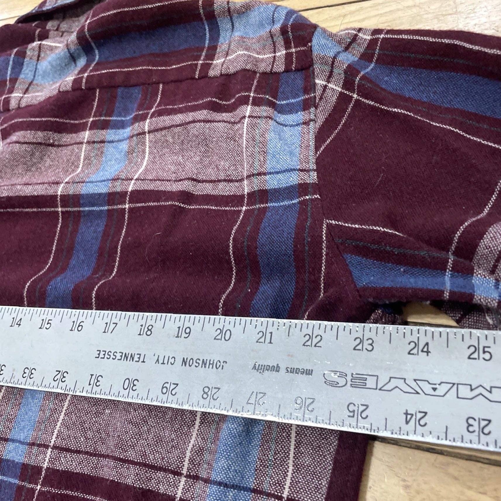 Vintage VINTAGE The Sundays Shirt Men L Plaid Flannel 80s 90s Button-Up Outdoor Purple-Red Collared Casual Size US L / EU 52-54 / 3 - 7 Thumbnail