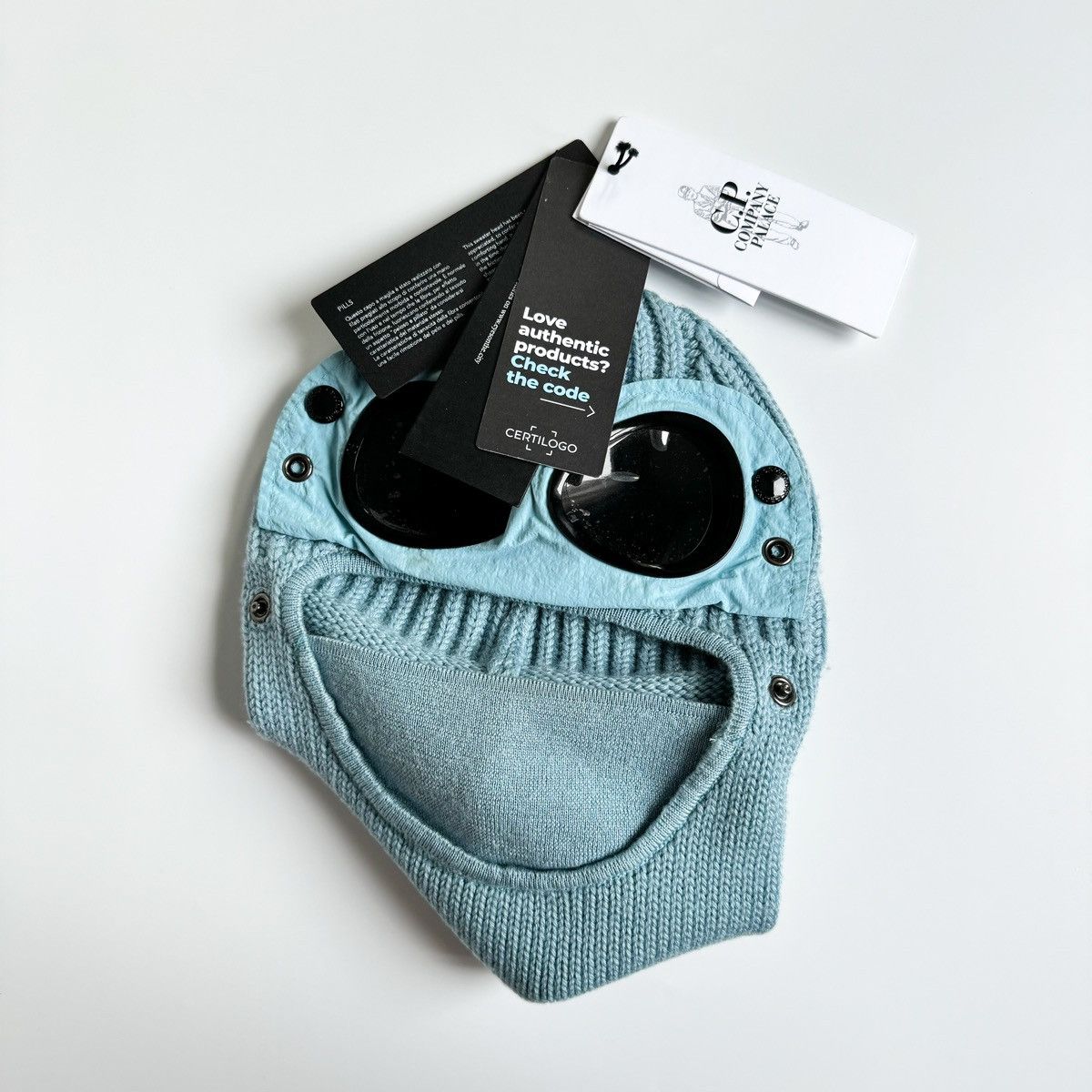 C.P. Company × Palace Palace x C.P. Company Goggle Balaclava | Grailed