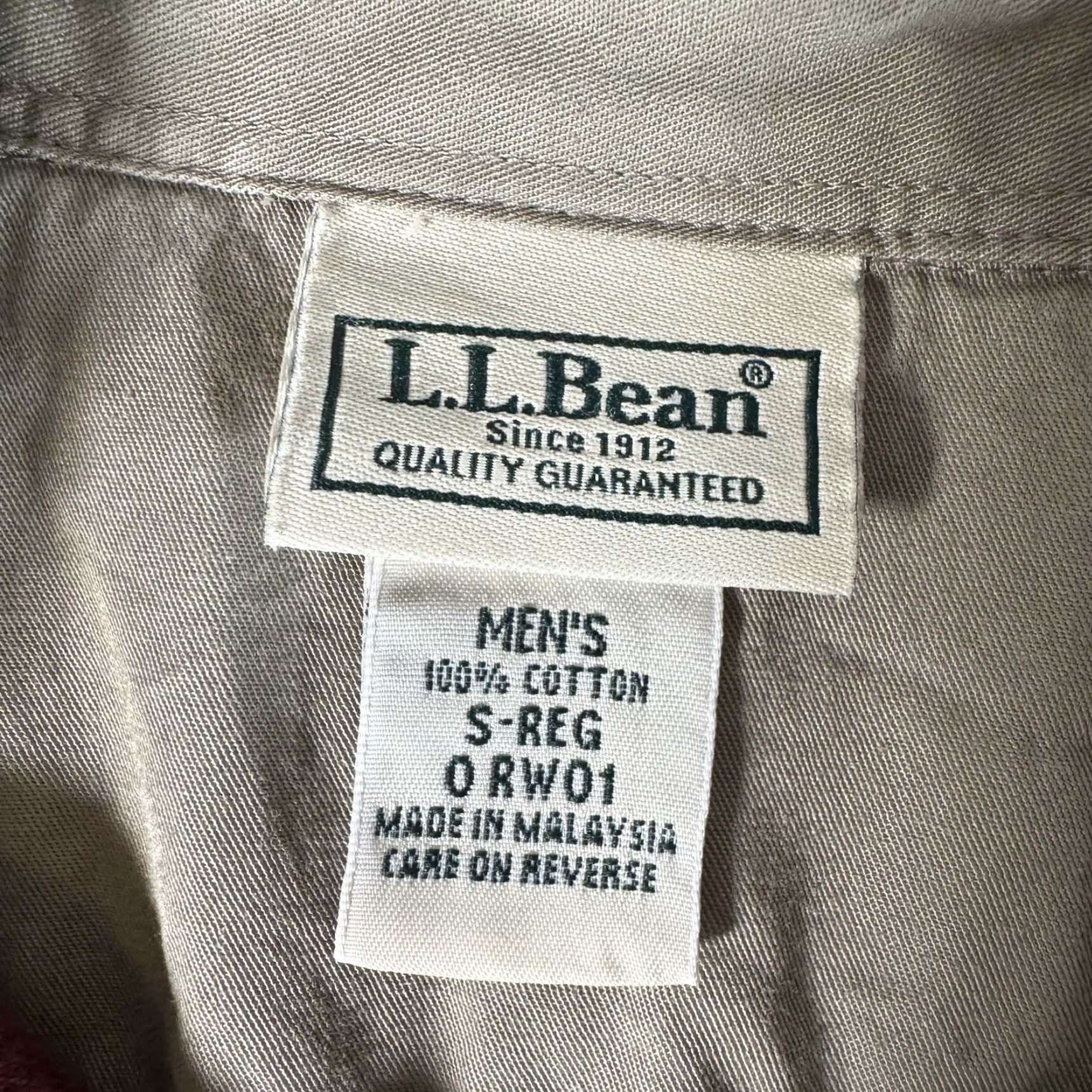 Vintage VINTAGE L. L. Bean Polo Shirt Men Small Red Cotton Knit Casual Preppy Dark Academia 90s 00s All Seasons Placket Size US S / EU 44-46 / 1 - 5 Thumbnail