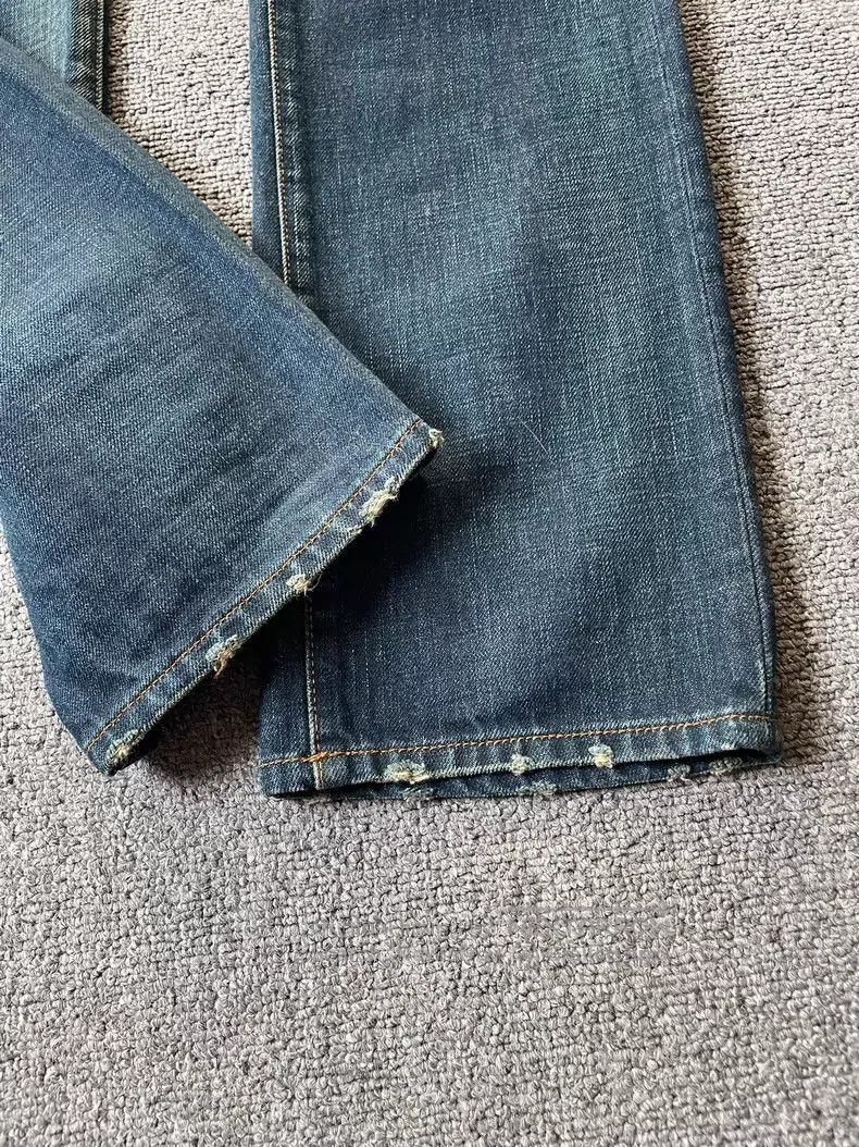 Dior Dior Indigo Denim Cat Whisker Washed Ripped Destroyed Deni Size US 30 / EU 46 - 5 Thumbnail