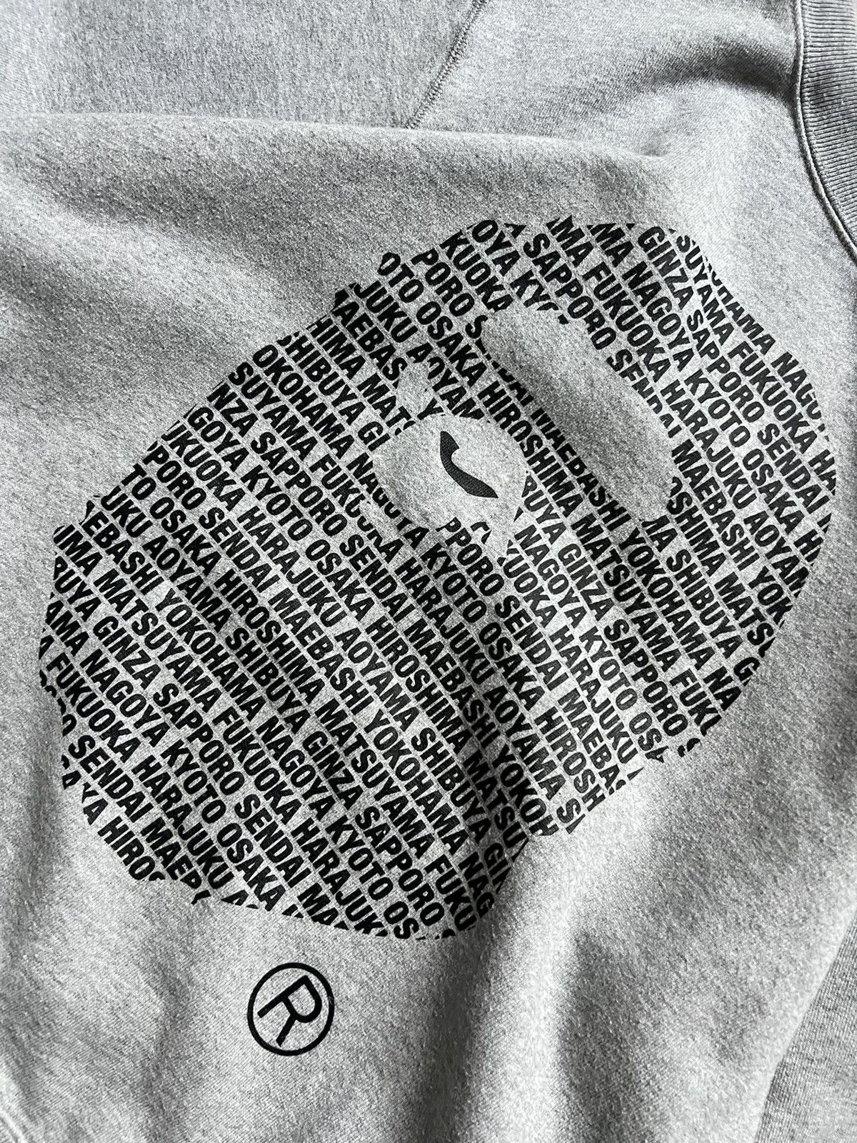 Bape BAPE Sweatshirt Japan Ape Head Pullover Gray Medium Size US M / EU 48-50 / 2 - 2 Thumbnail